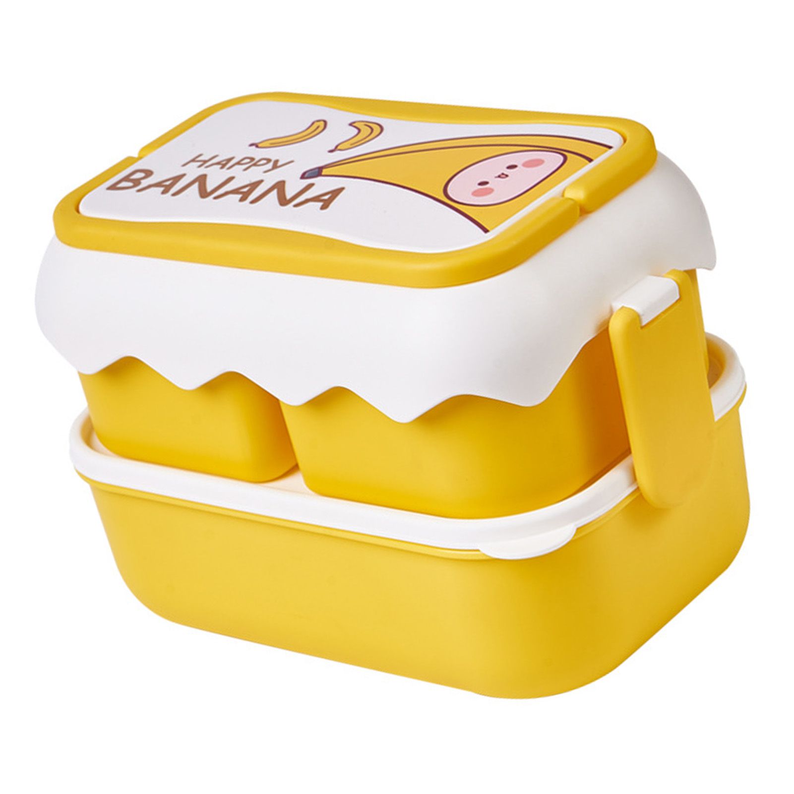 Cute Portable Students Lunch Box Microwaveable Children Cartoon Bento Box view 3