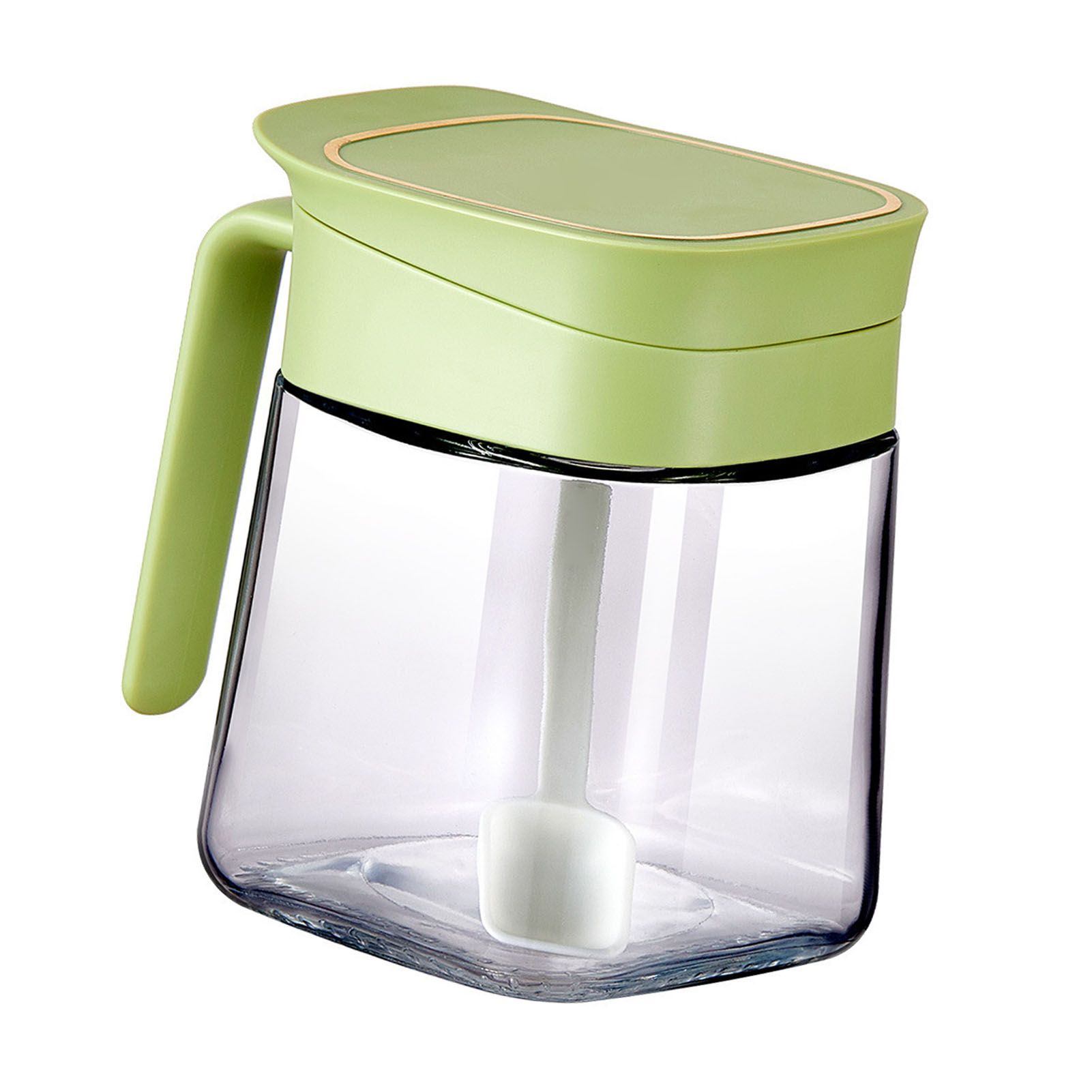 Spice Jar Glass Transparent Salt Sugar Pepper Seasoning Container Bottle for view 8
