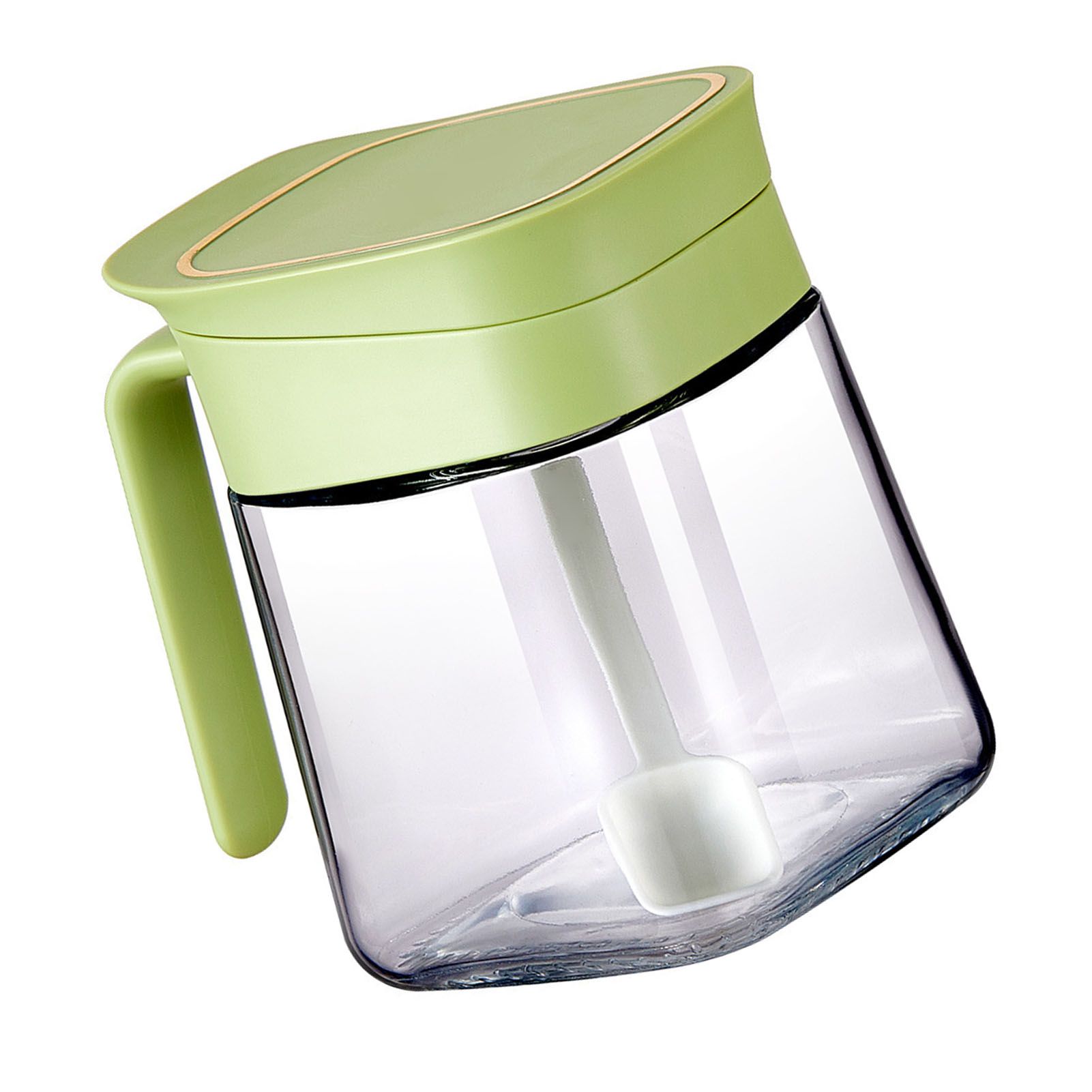 Spice Jar Glass Transparent Salt Sugar Pepper Seasoning Container Bottle for view 9