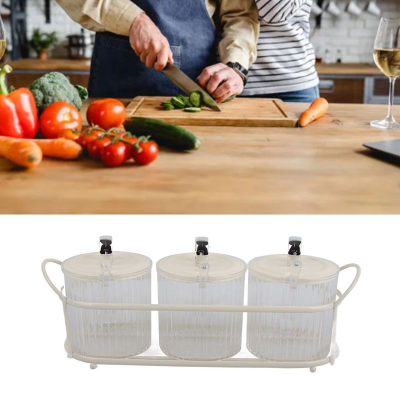 Spice Box Set Nordic Style Visual Innovative Household Movable Kitchen Spice view 5