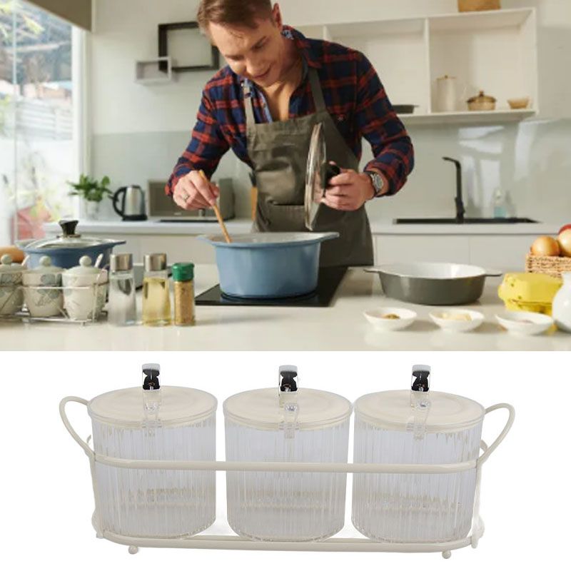 Spice Box Set Nordic Style Visual Innovative Household Movable Kitchen Spice view 6