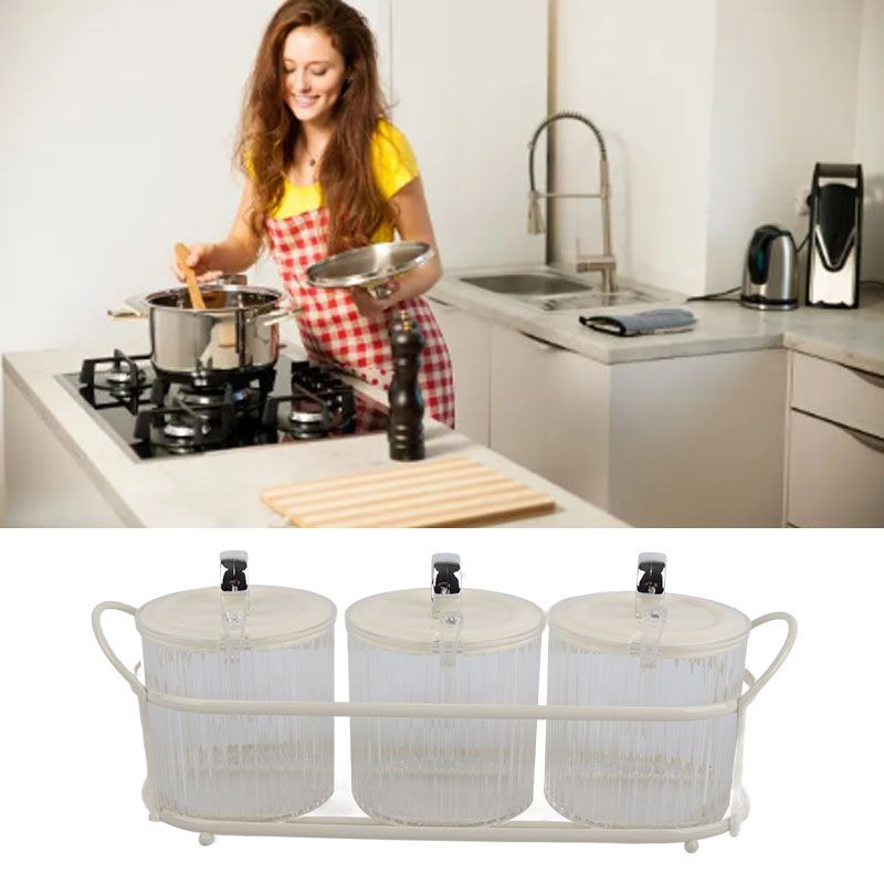 Spice Box Set Nordic Style Visual Innovative Household Movable Kitchen Spice view 10