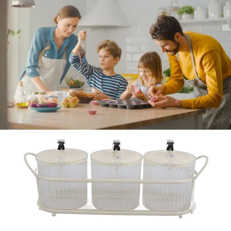Spice Box Set Nordic Style Visual Innovative Household Movable Kitchen Spice view 11