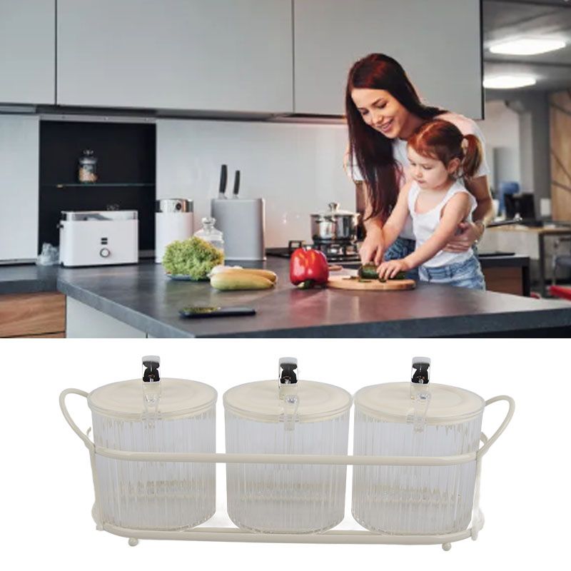 Spice Box Set Nordic Style Visual Innovative Household Movable Kitchen Spice view 12