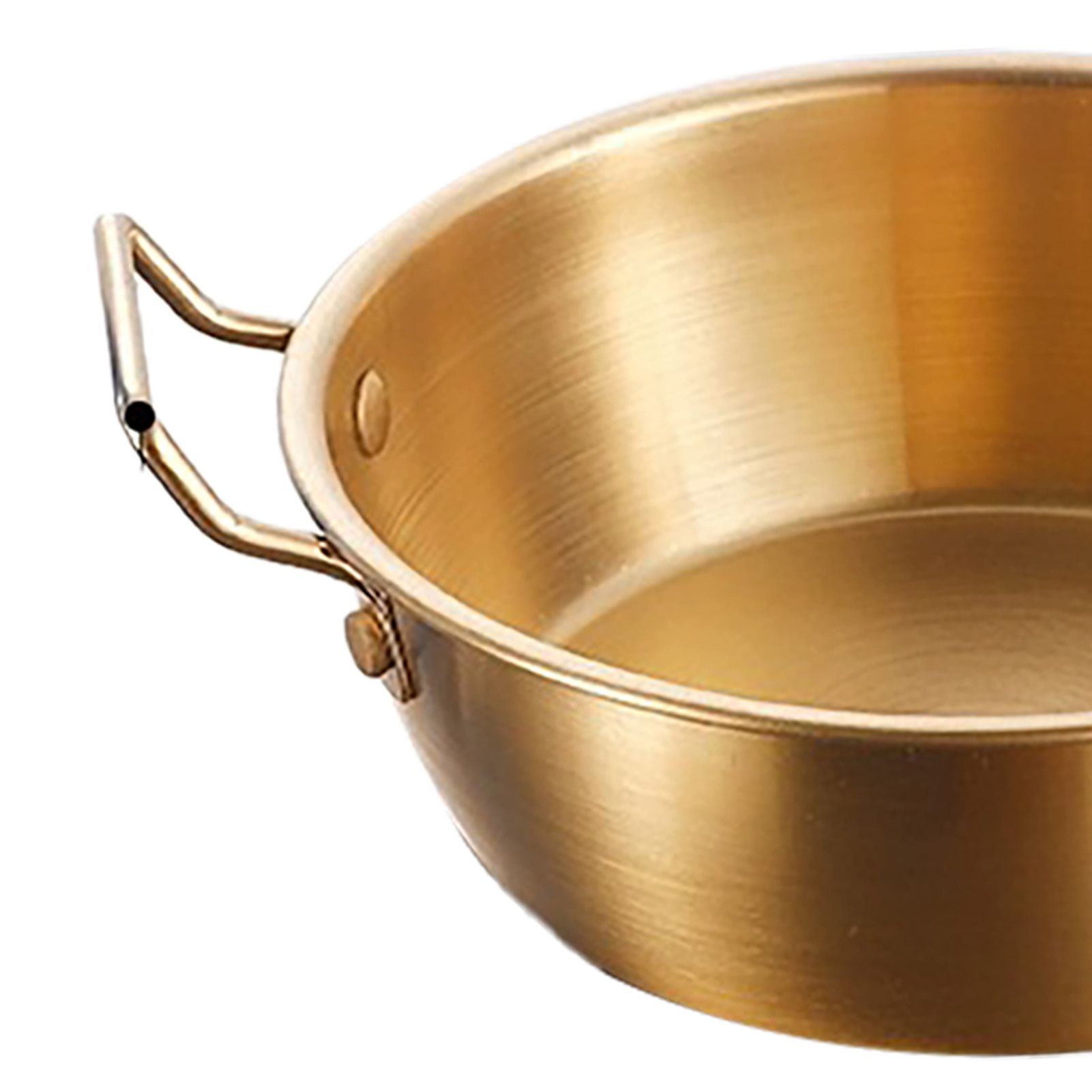 Double Ear Snack Bowl Multifunctional 304 Stainless Steel Noodle Bowl for Home view 11