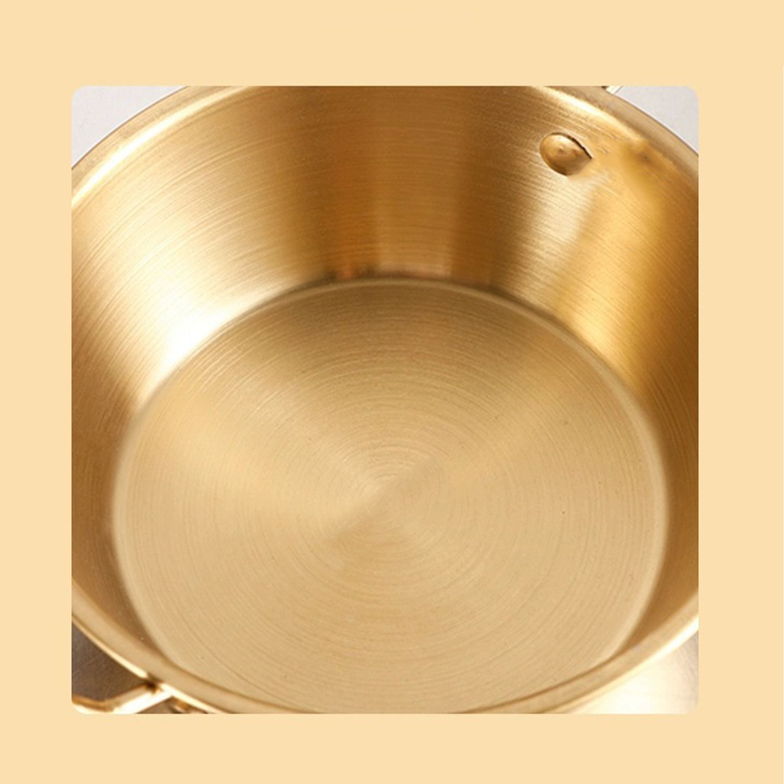 Double Ear Snack Bowl Multifunctional 304 Stainless Steel Noodle Bowl for Home view 12