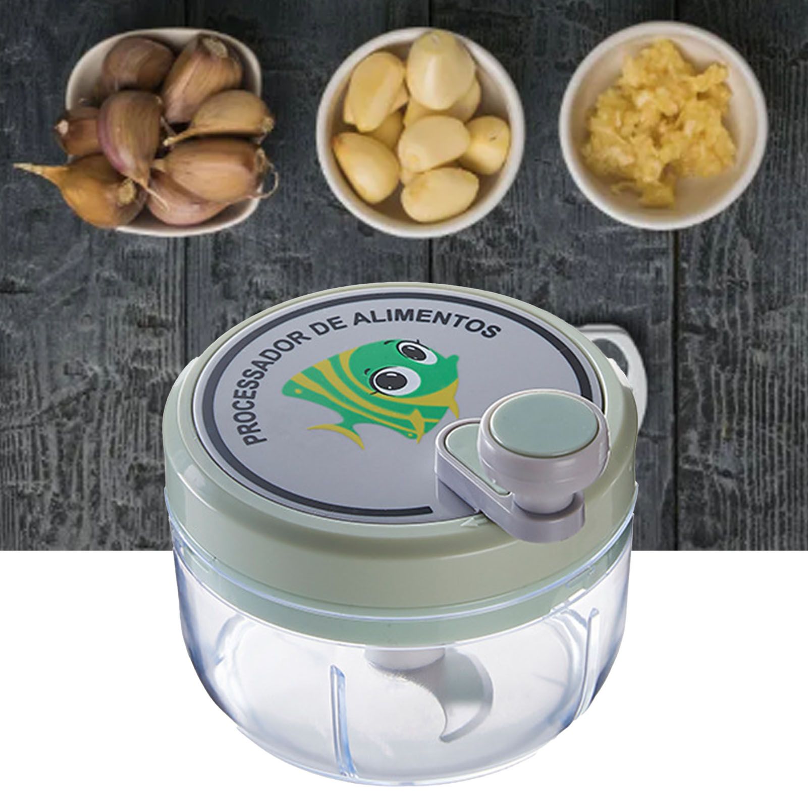Manual Garlic Chopper Highly Efficient Multifunctional Safe Sturdy Durable view 6