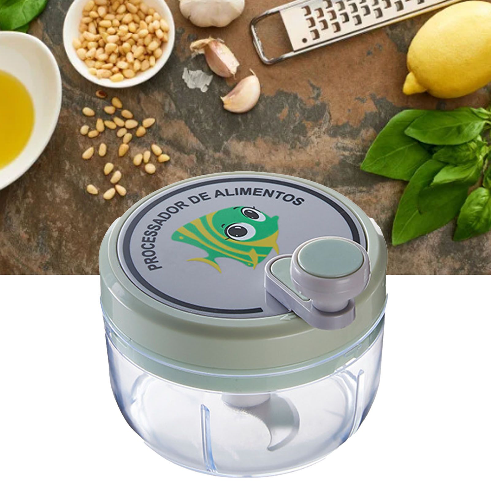 Manual Garlic Chopper Highly Efficient Multifunctional Safe Sturdy Durable view 12