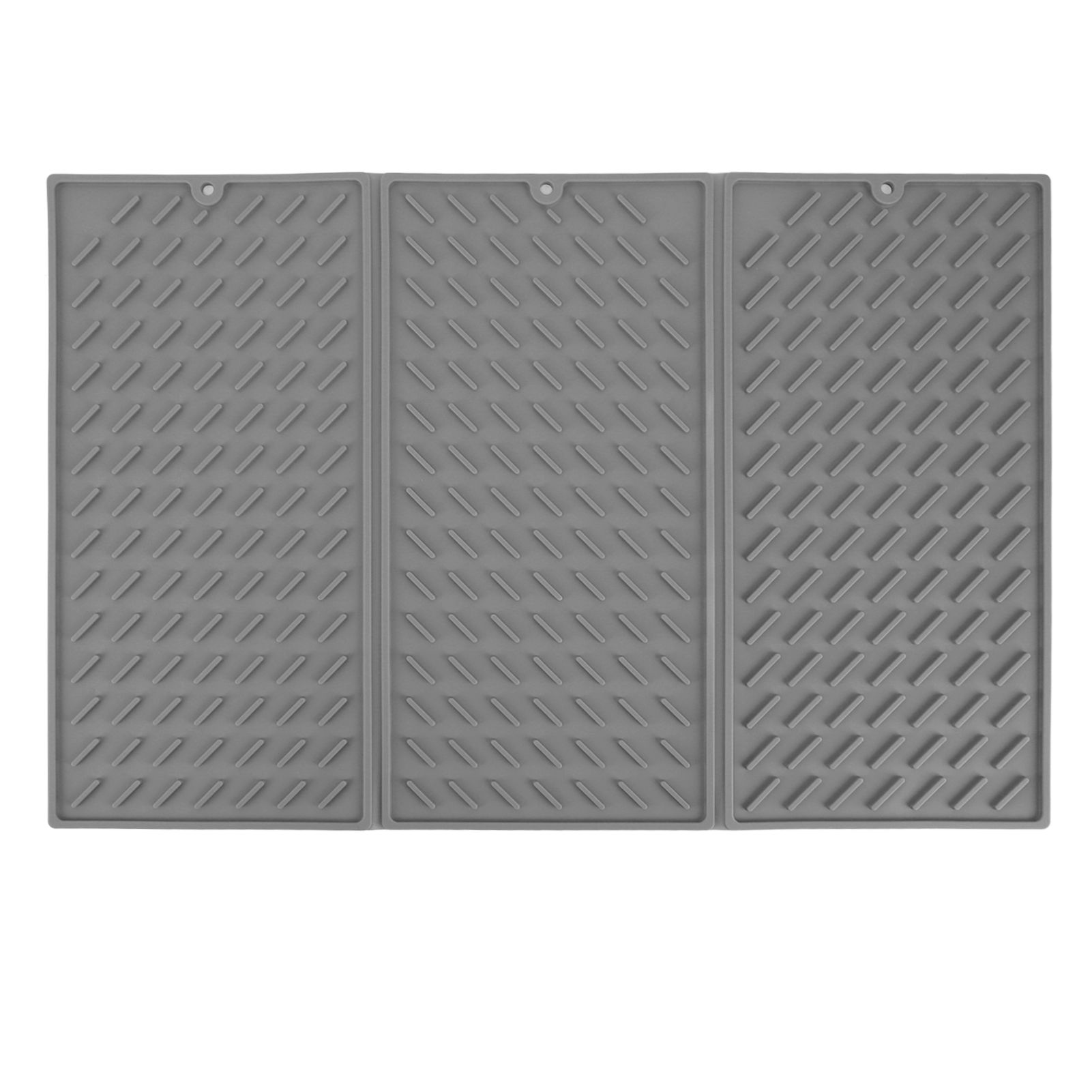 3 Fold Counter Foldable Drying Mat Silicone Fast Drying Waterproof Reusable