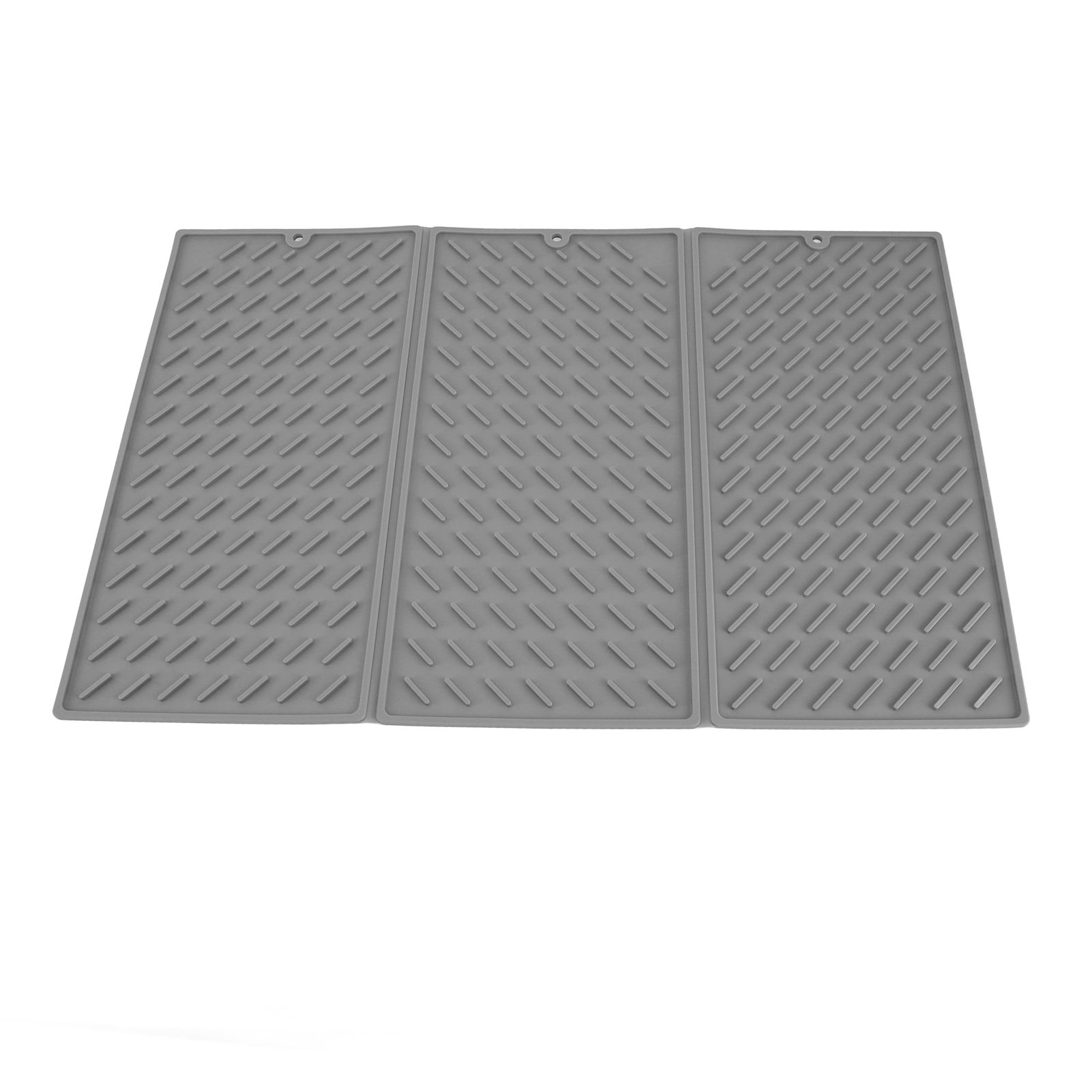 3 Fold Counter Foldable Drying Mat Silicone Fast Drying Waterproof Reusable view 2
