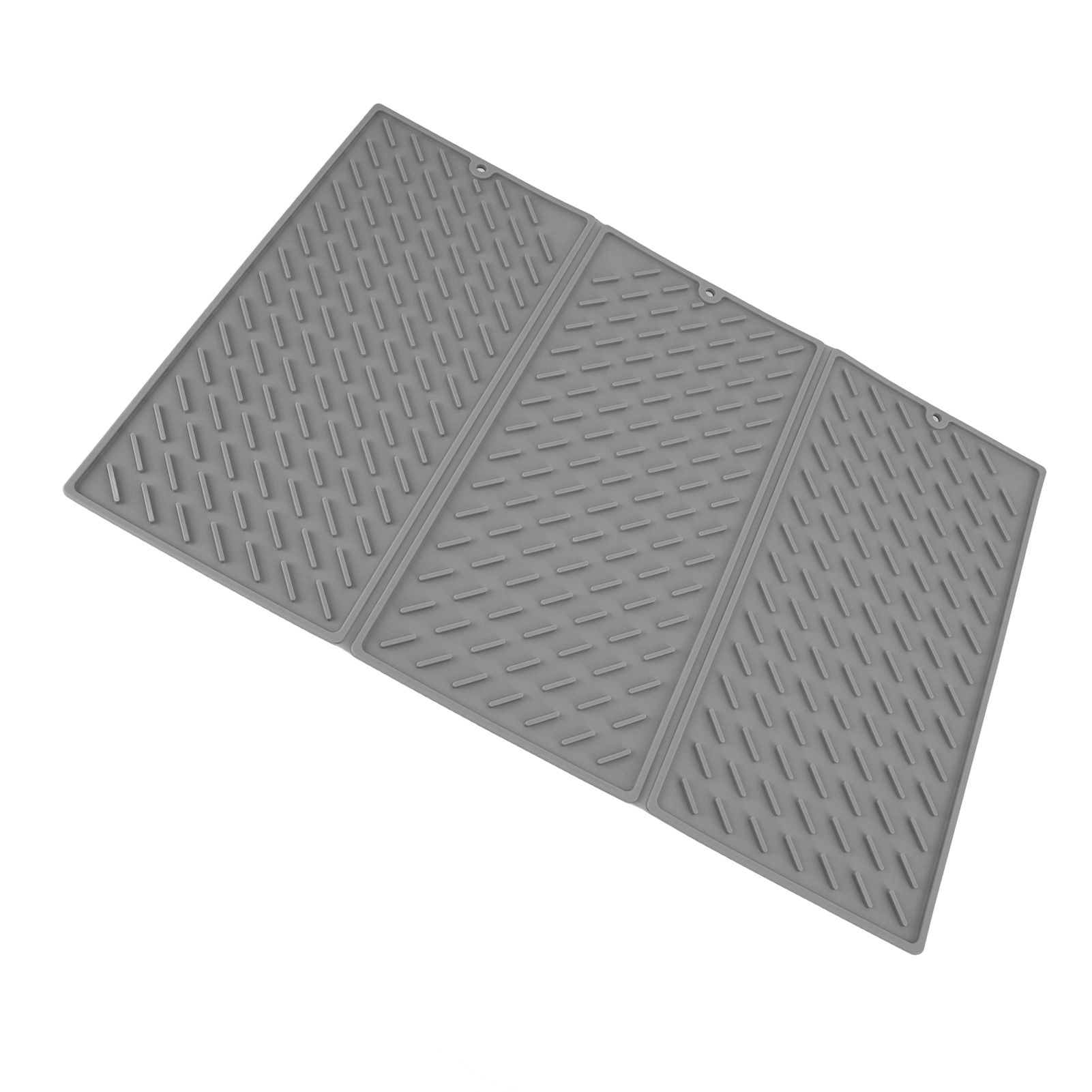 3 Fold Counter Foldable Drying Mat Silicone Fast Drying Waterproof Reusable view 3