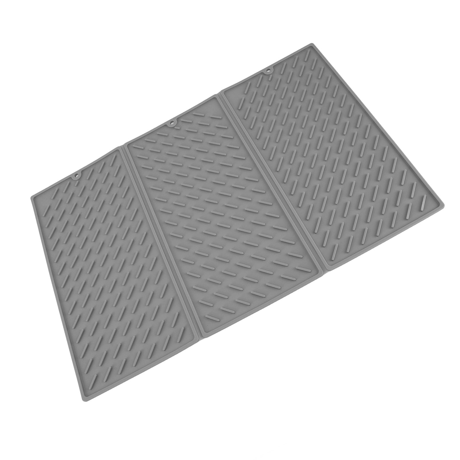 3 Fold Counter Foldable Drying Mat Silicone Fast Drying Waterproof Reusable view 4