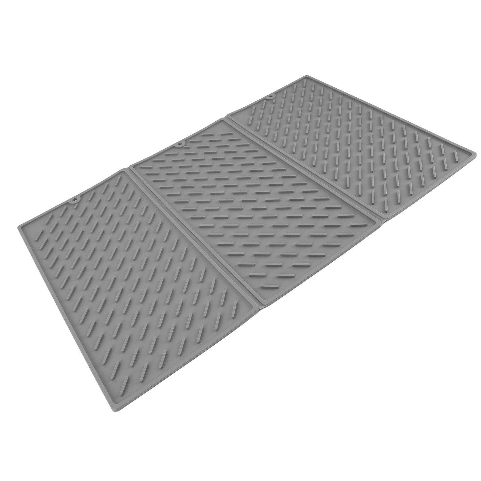 3 Fold Counter Foldable Drying Mat Silicone Fast Drying Waterproof Reusable view 5