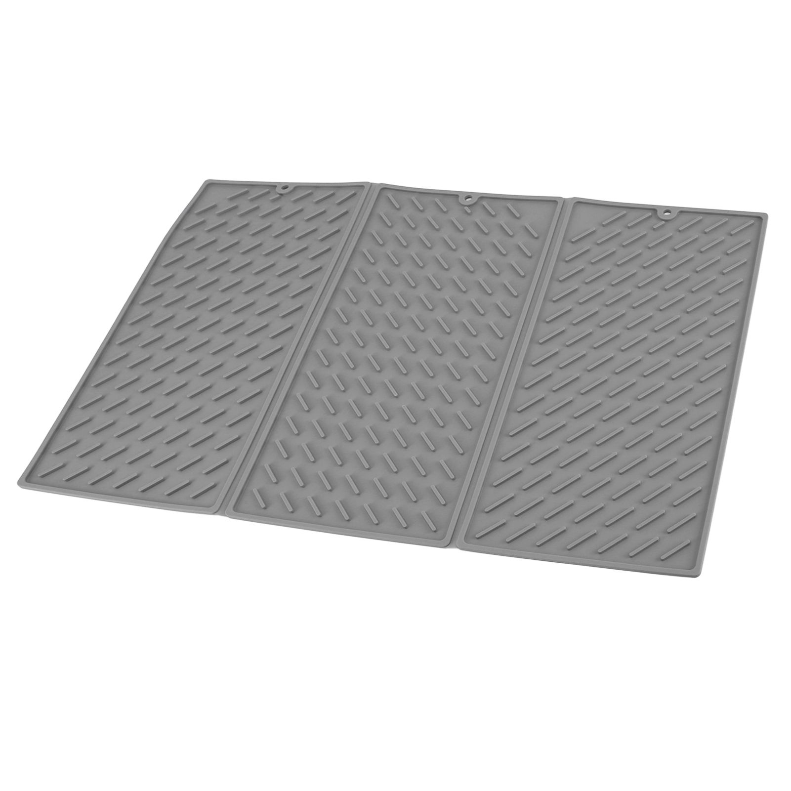 3 Fold Counter Foldable Drying Mat Silicone Fast Drying Waterproof Reusable view 6