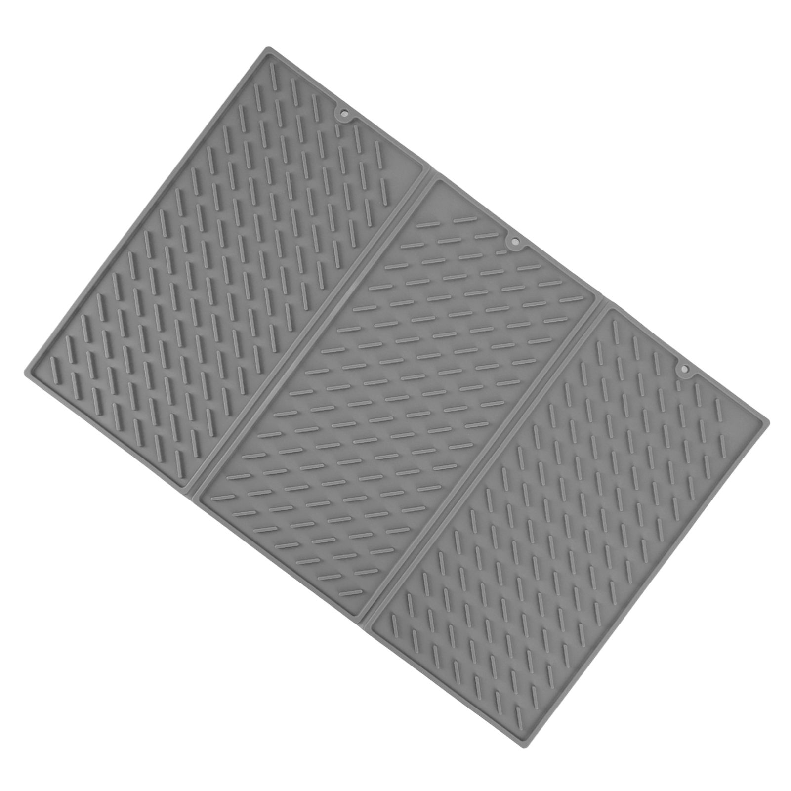 3 Fold Counter Foldable Drying Mat Silicone Fast Drying Waterproof Reusable view 7
