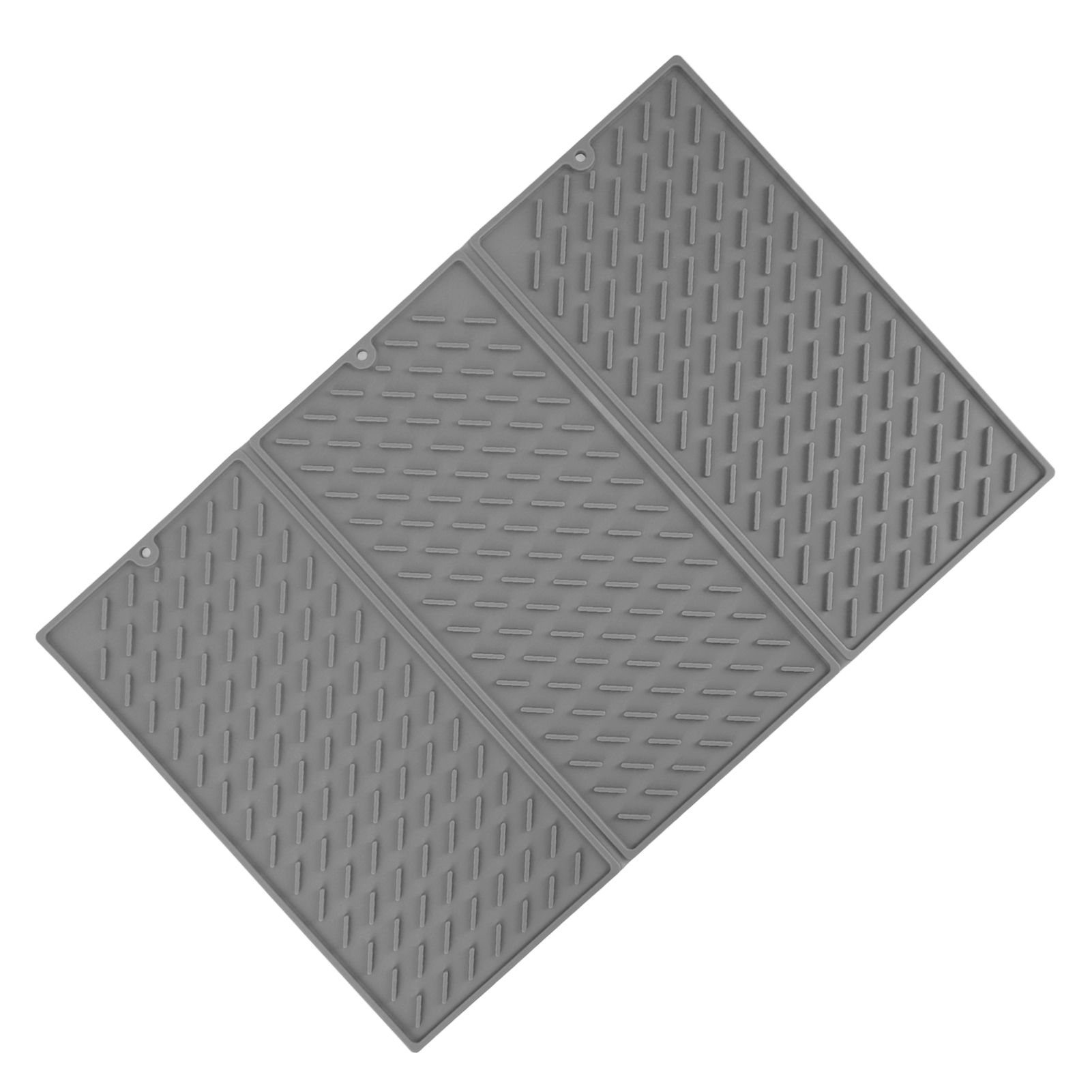 3 Fold Counter Foldable Drying Mat Silicone Fast Drying Waterproof Reusable view 8