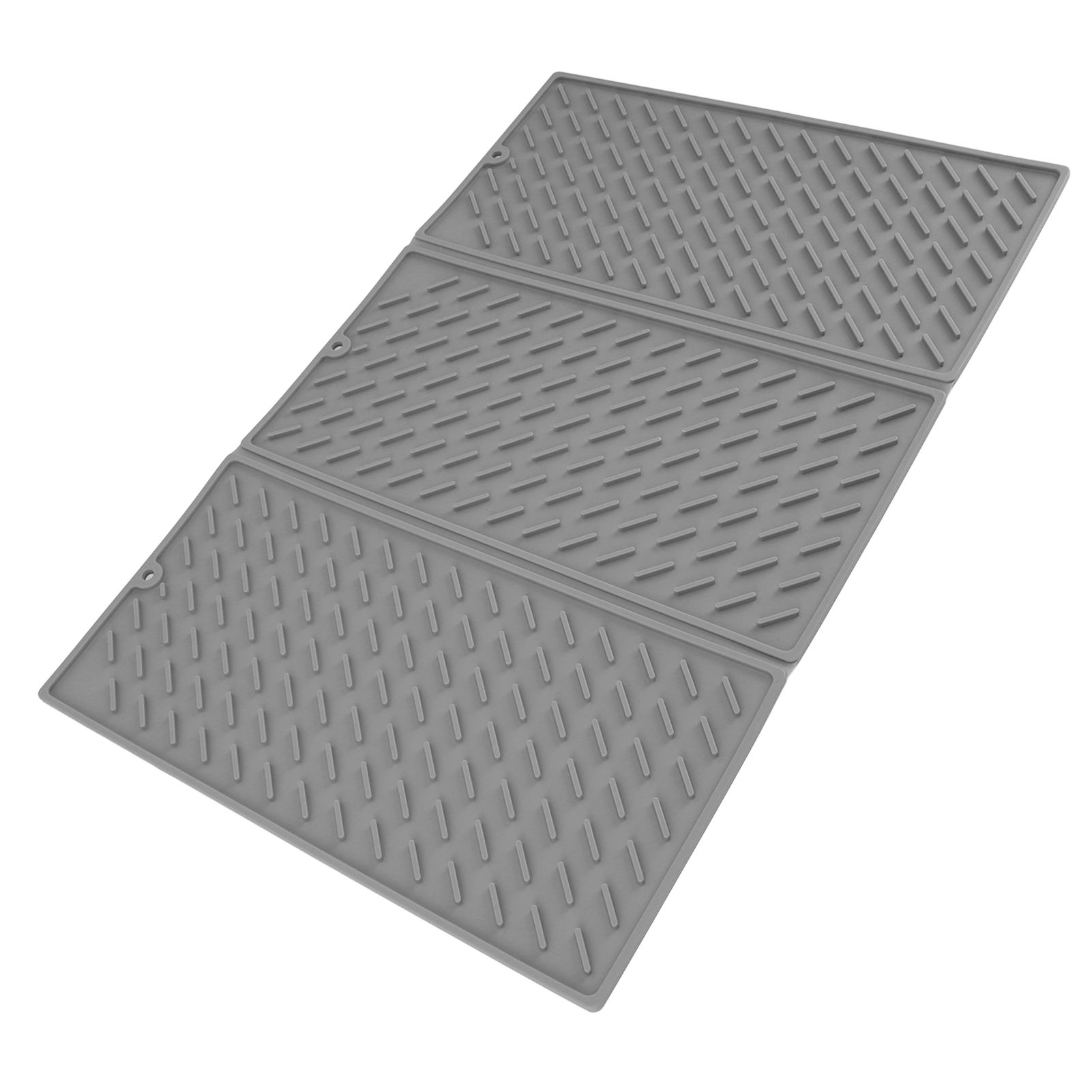 3 Fold Counter Foldable Drying Mat Silicone Fast Drying Waterproof Reusable view 9