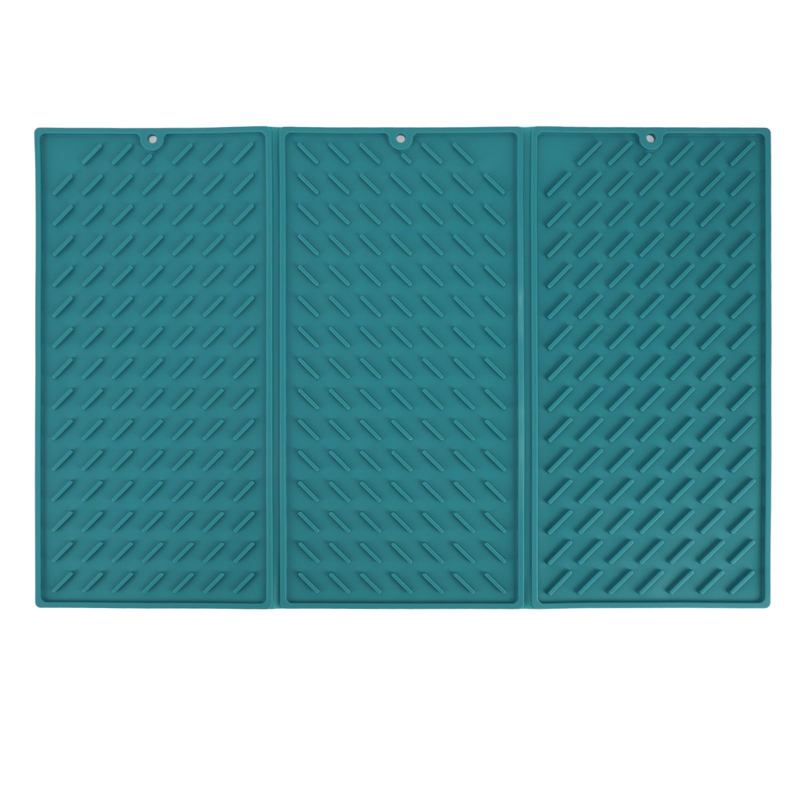 3 Fold Counter Foldable Drying Mat Silicone Fast Drying Waterproof Reusable