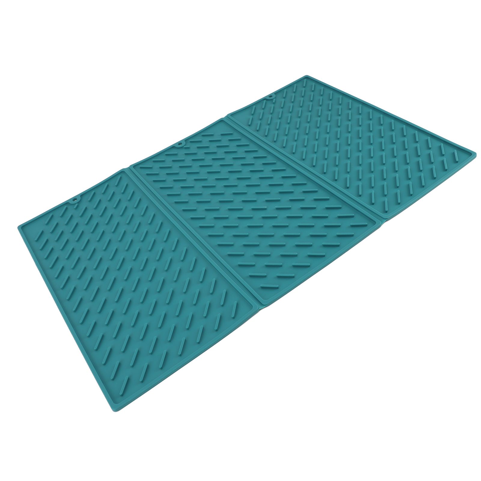 3 Fold Counter Foldable Drying Mat Silicone Fast Drying Waterproof Reusable view 6