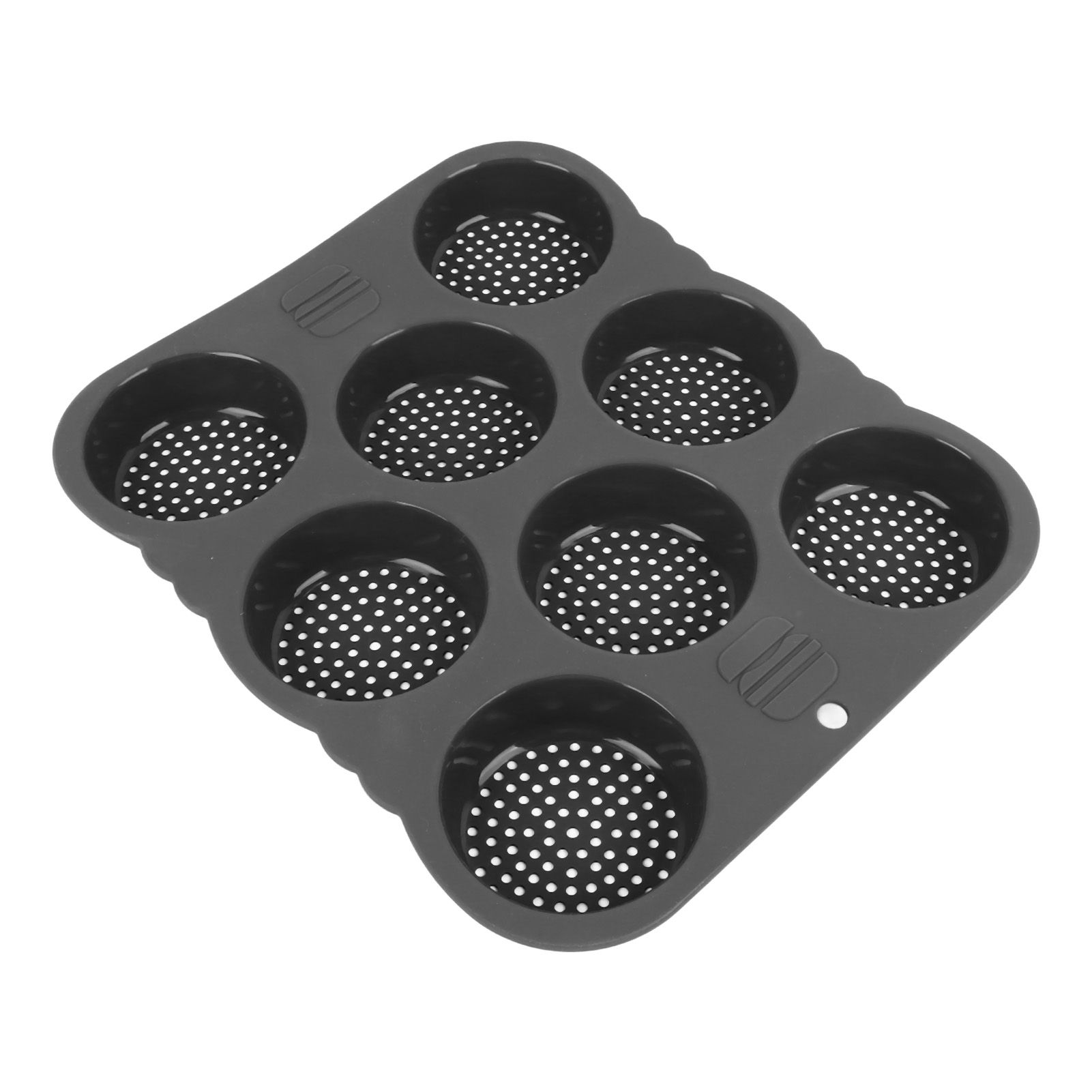 Hamburger Bun Mold Silicone 8 Cavity Easy Release Heat Resistant Hamburger view 6