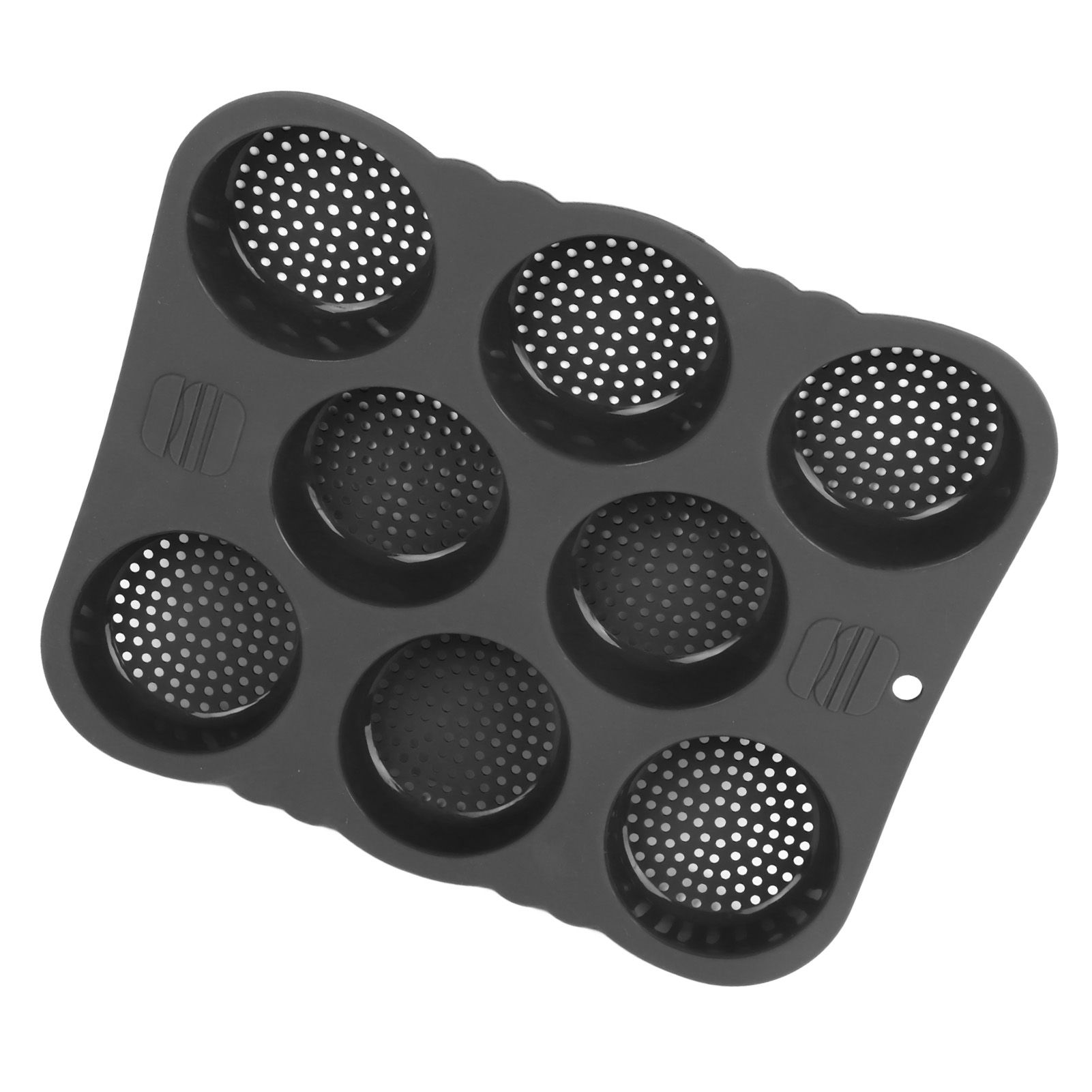 Hamburger Bun Mold Silicone 8 Cavity Easy Release Heat Resistant Hamburger view 8