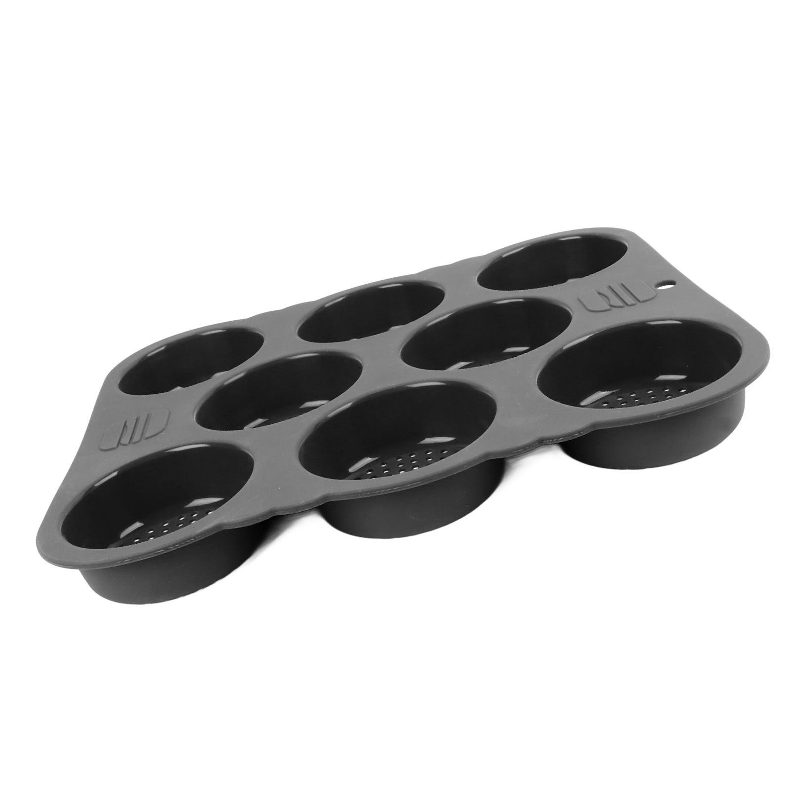 Hamburger Bun Mold Silicone 8 Cavity Easy Release Heat Resistant Hamburger view 9