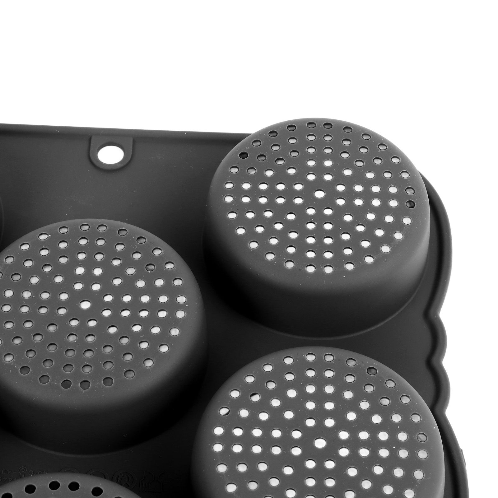 Hamburger Bun Mold Silicone 8 Cavity Easy Release Heat Resistant Hamburger view 15