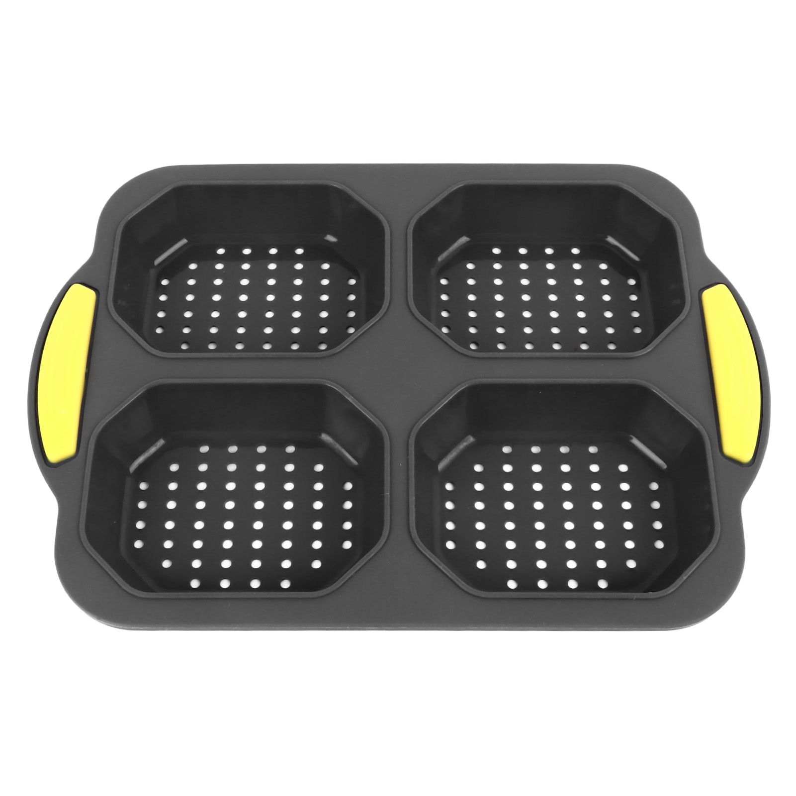 4 Grid Silicone Loaf Pan Baking Pan for Baking French Baguettes Hot Dog Buns
