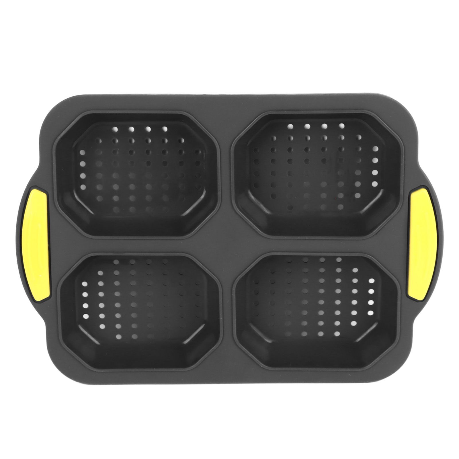 4 Grid Silicone Loaf Pan Baking Pan for Baking French Baguettes Hot Dog Buns view 5