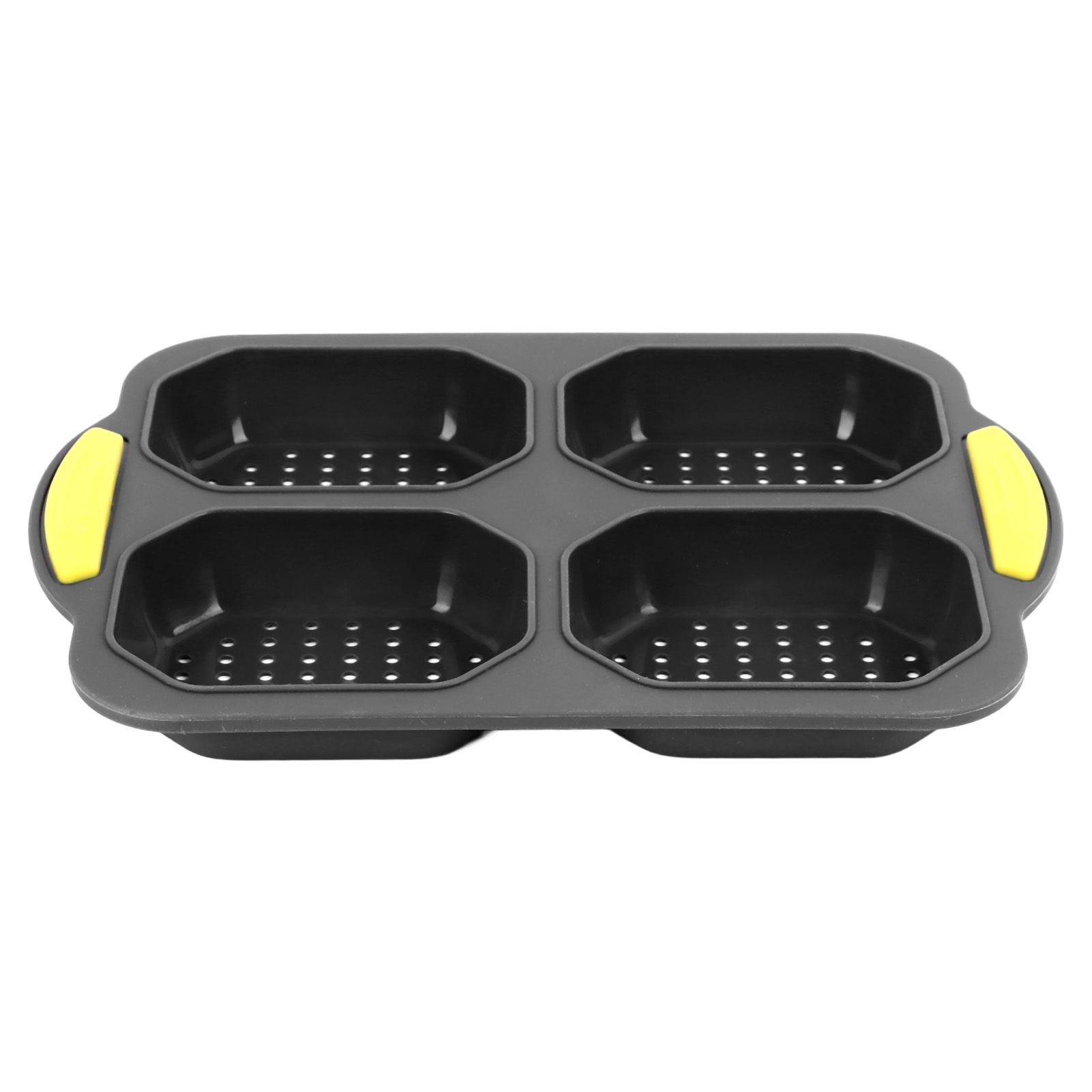 4 Grid Silicone Loaf Pan Baking Pan for Baking French Baguettes Hot Dog Buns view 6