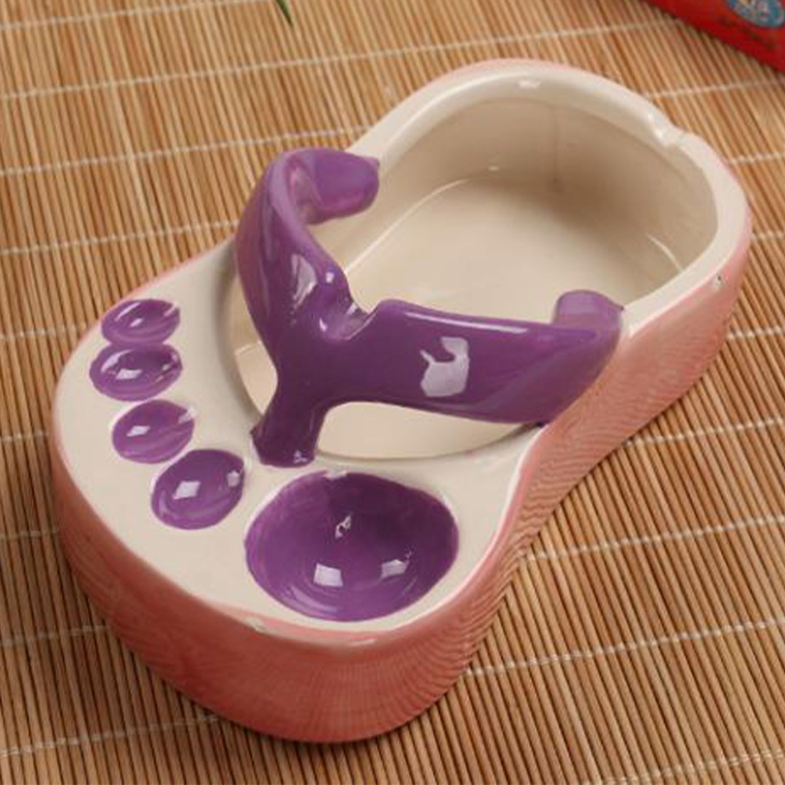 Ceramic French Fries Dish Cute Flip Flops French Fries Plate Cute Ceramic Bowl view 9