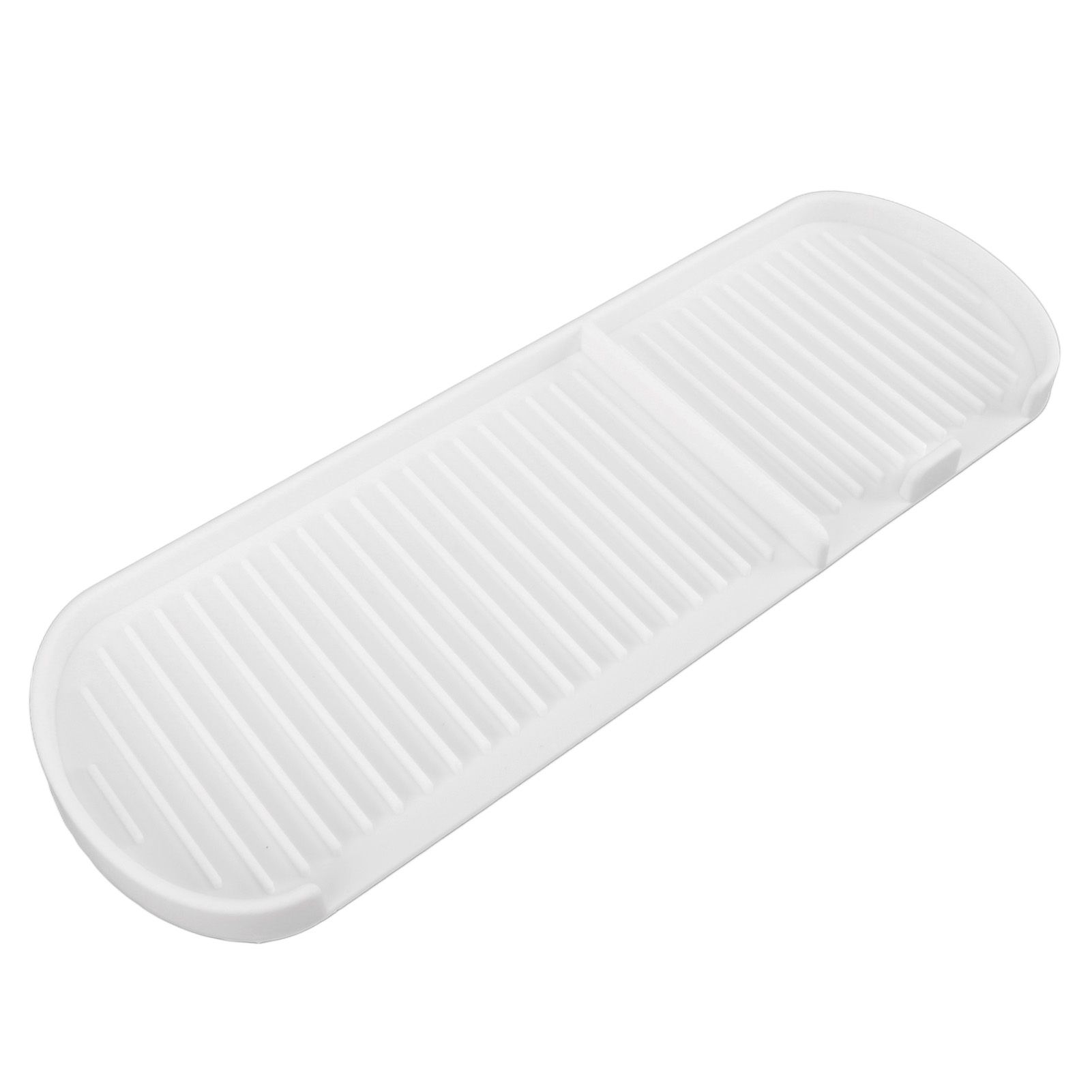 Counter Silicone Drainage Tray Food Grade Skid Resistance Frosted Bottom view 2