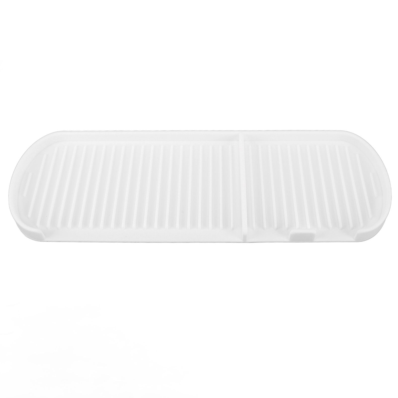 Counter Silicone Drainage Tray Food Grade Skid Resistance Frosted Bottom view 3