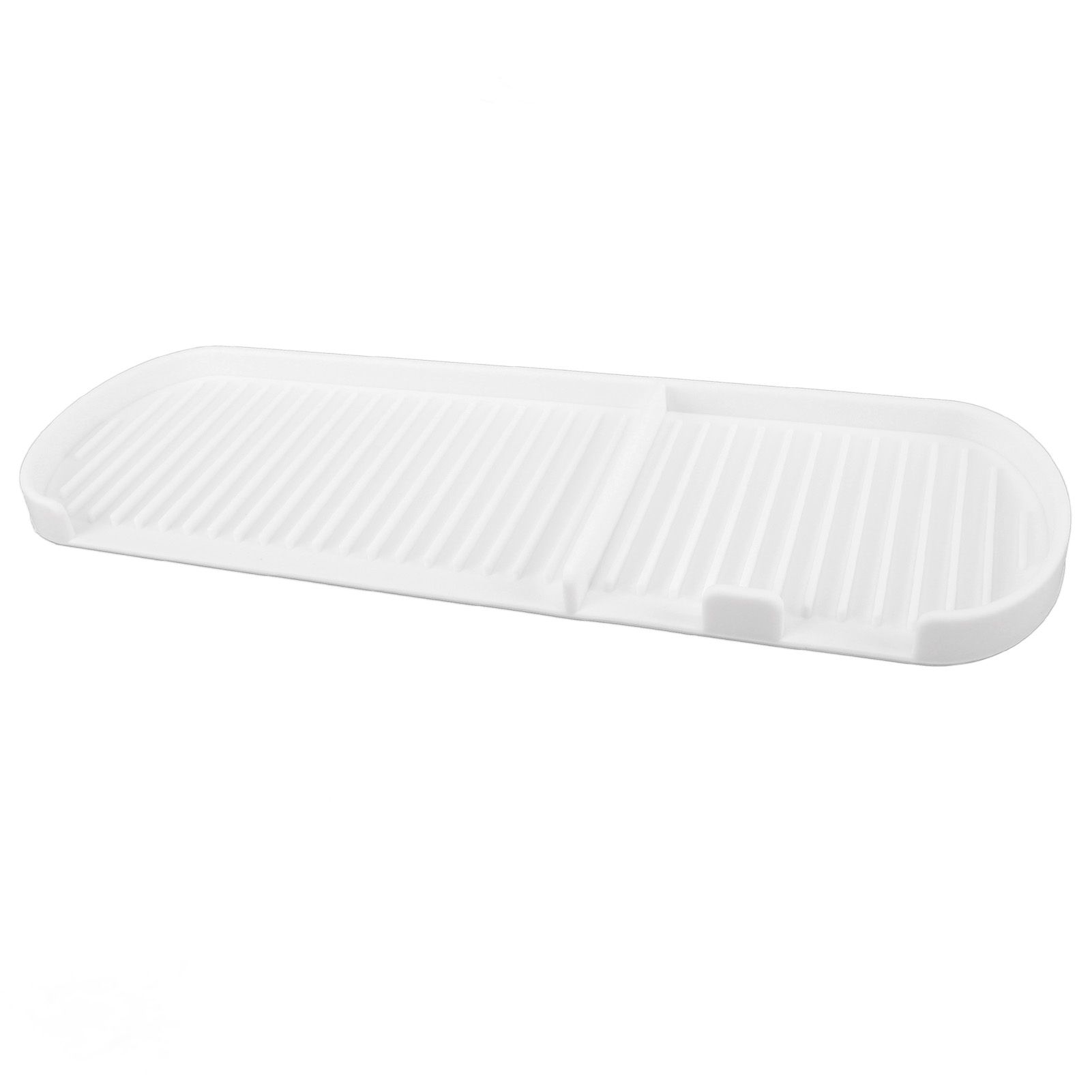 Counter Silicone Drainage Tray Food Grade Skid Resistance Frosted Bottom view 4
