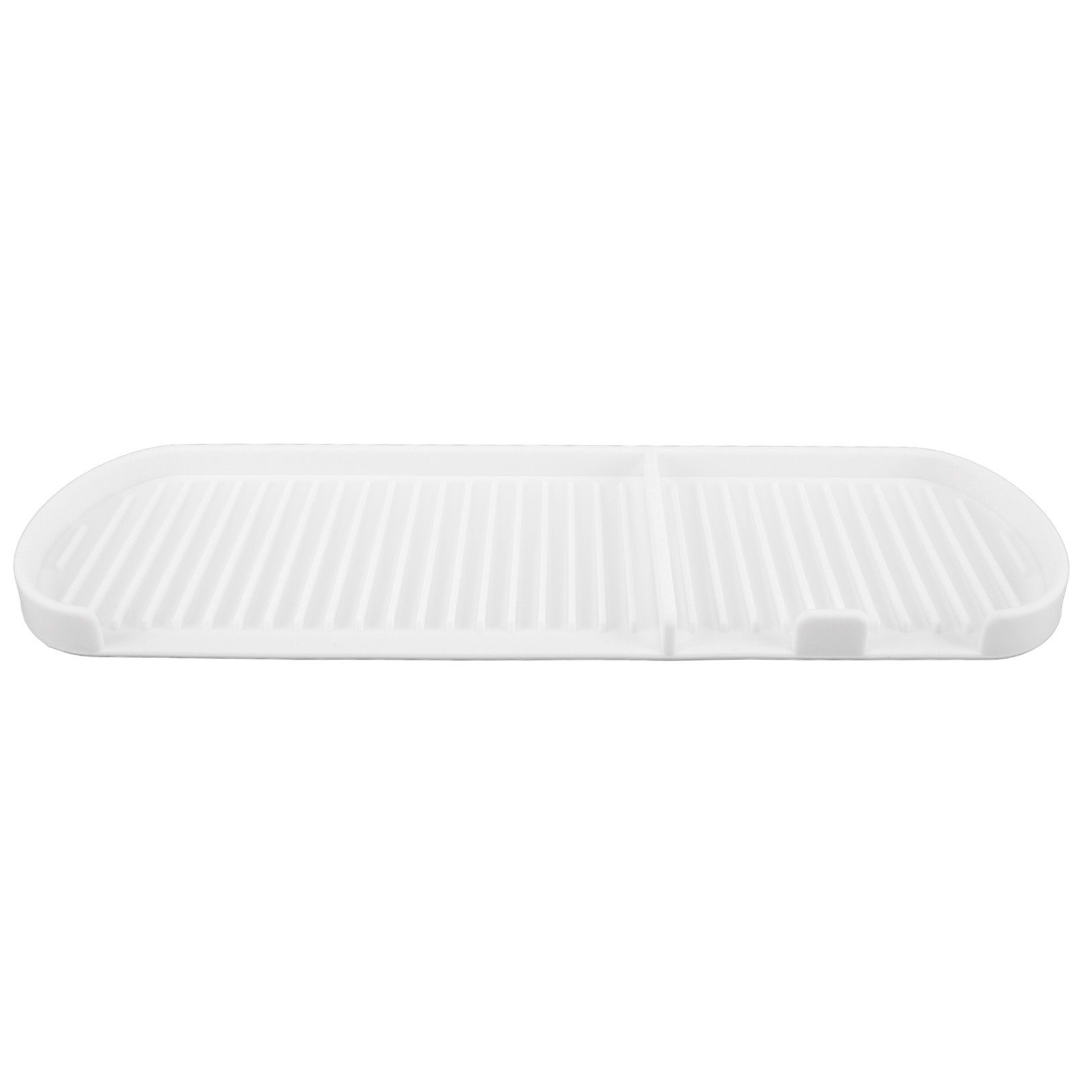 Counter Silicone Drainage Tray Food Grade Skid Resistance Frosted Bottom view 5