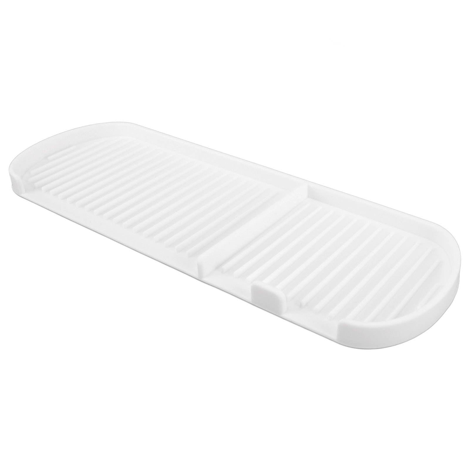 Counter Silicone Drainage Tray Food Grade Skid Resistance Frosted Bottom view 8
