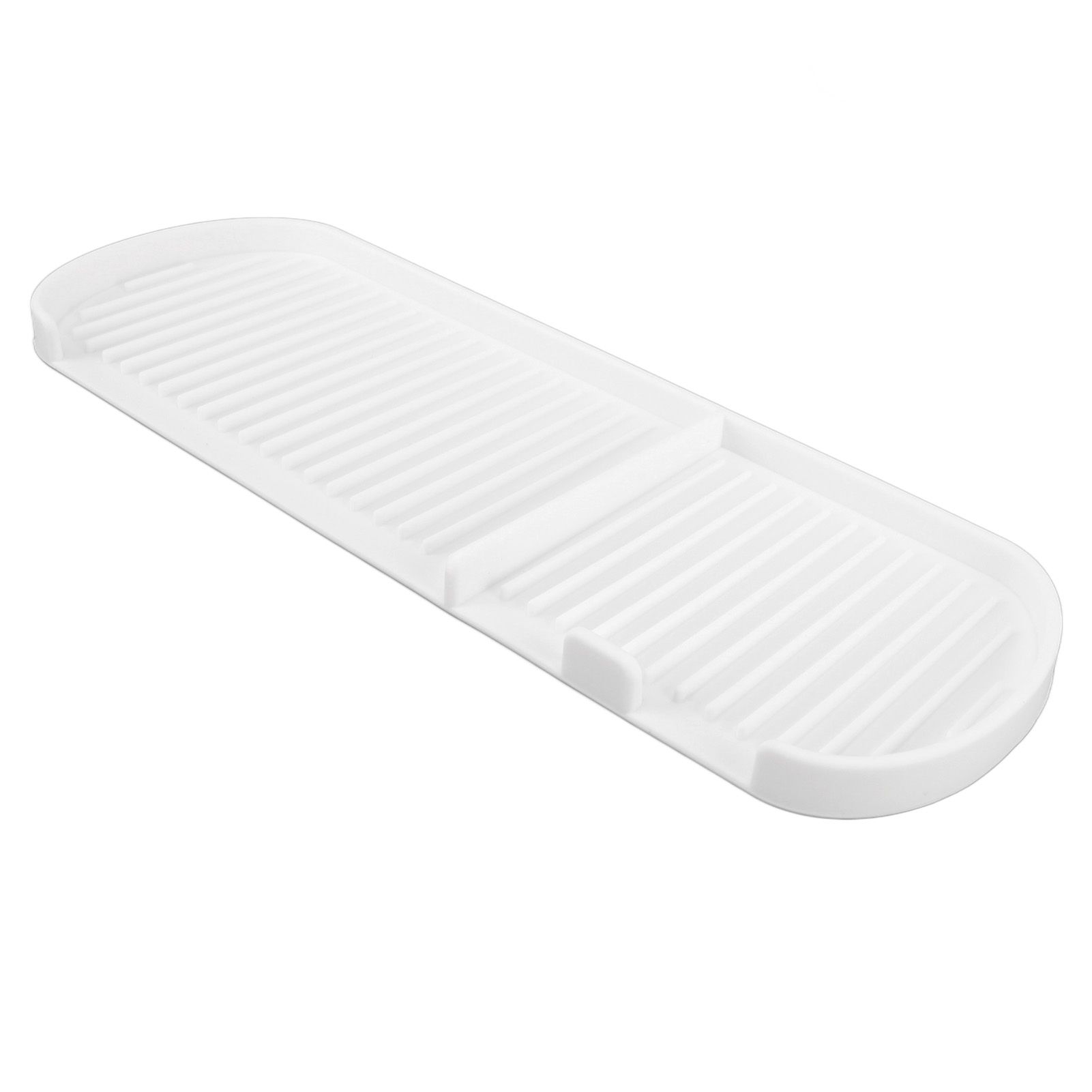 Counter Silicone Drainage Tray Food Grade Skid Resistance Frosted Bottom view 10