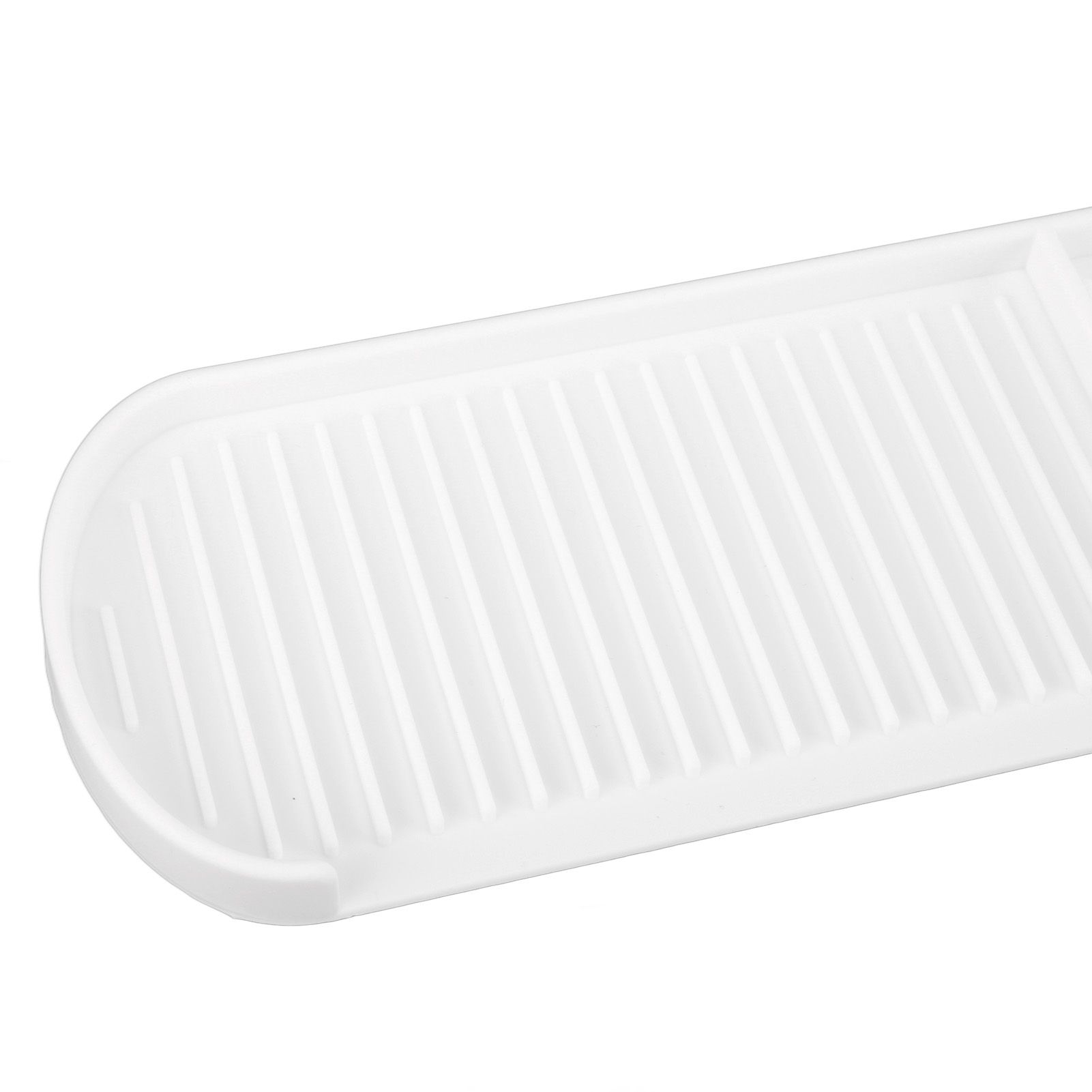 Counter Silicone Drainage Tray Food Grade Skid Resistance Frosted Bottom view 15