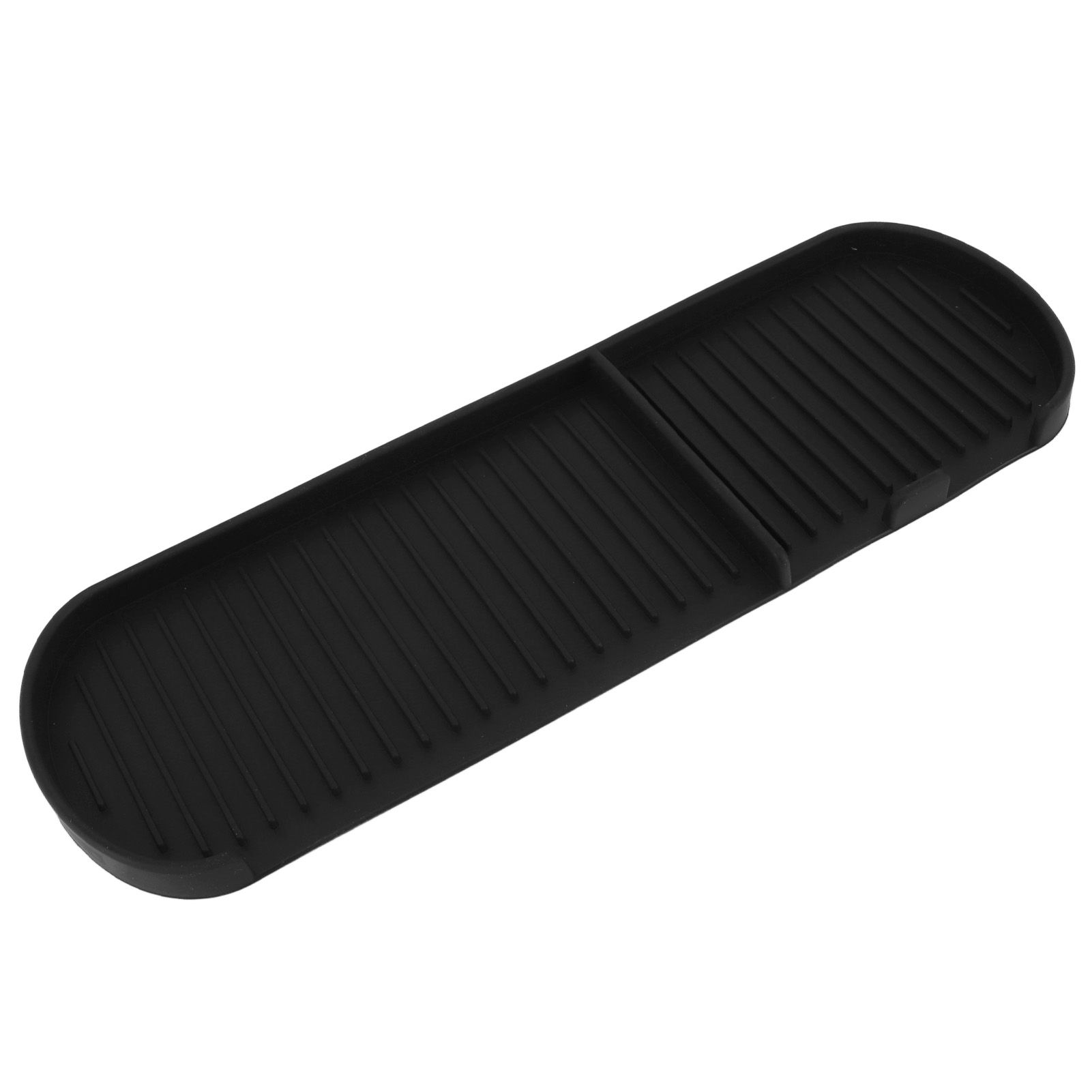 Counter Silicone Drainage Tray Food Grade Skid Resistance Frosted Bottom view 2