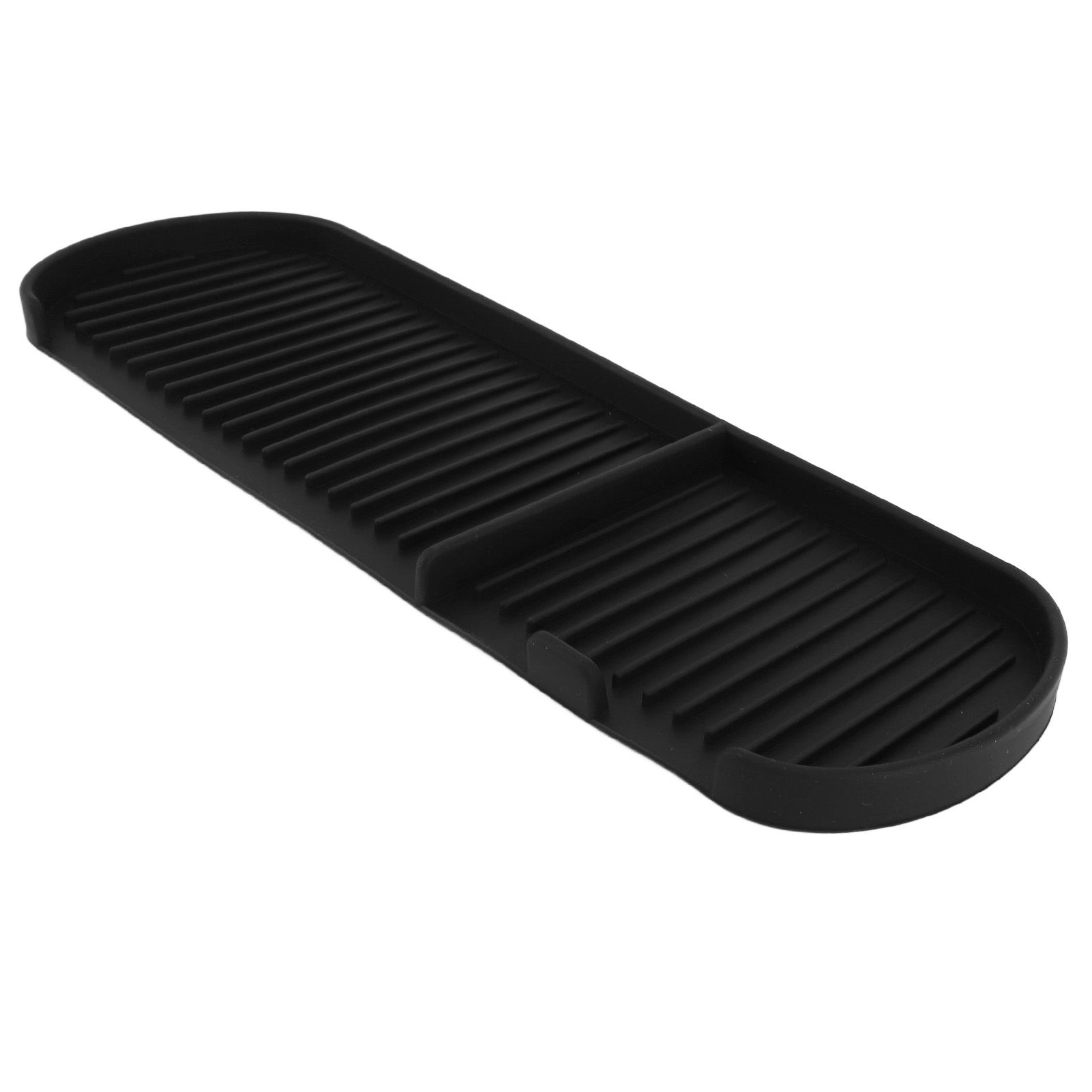 Counter Silicone Drainage Tray Food Grade Skid Resistance Frosted Bottom view 4