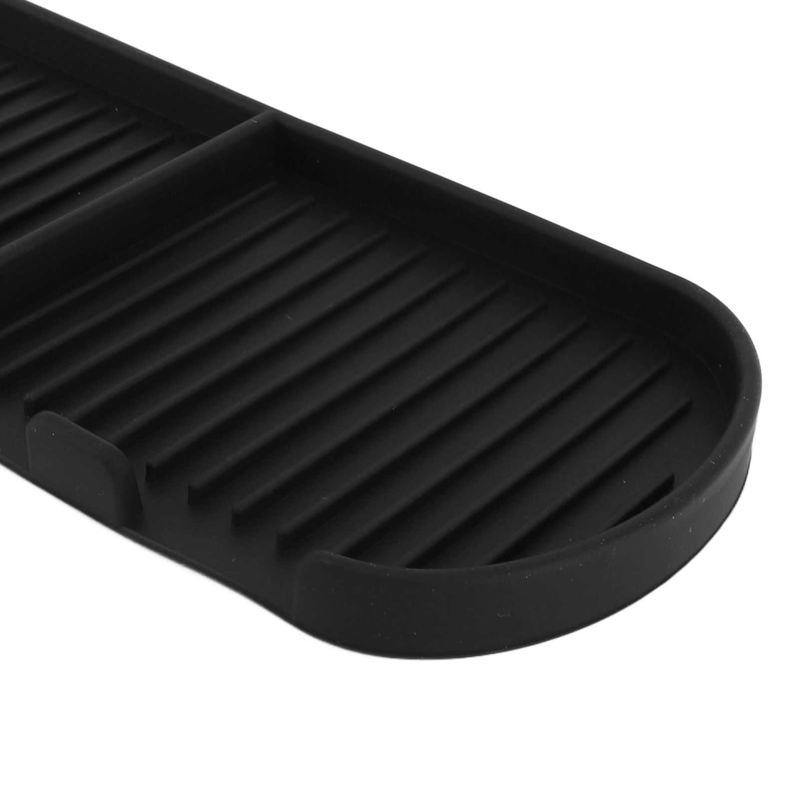 Counter Silicone Drainage Tray Food Grade Skid Resistance Frosted Bottom view 13