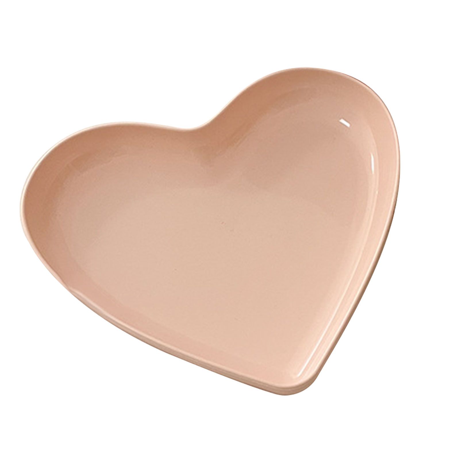 Serving Platter Heart Shape Dinner Plate Plastic Easy to Clean Versatile view 2