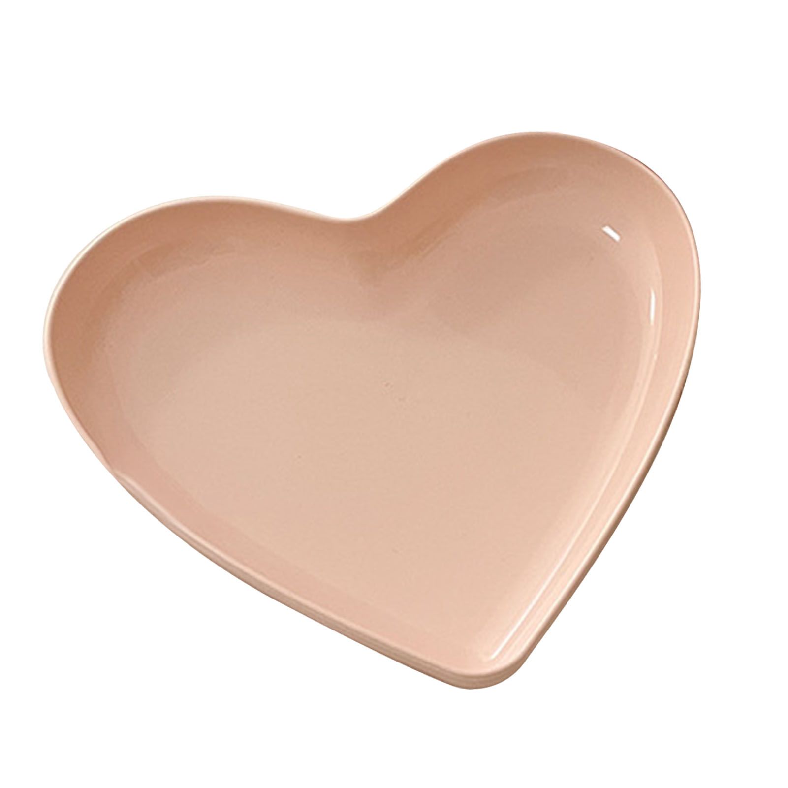 Serving Platter Heart Shape Dinner Plate Plastic Easy to Clean Versatile view 3