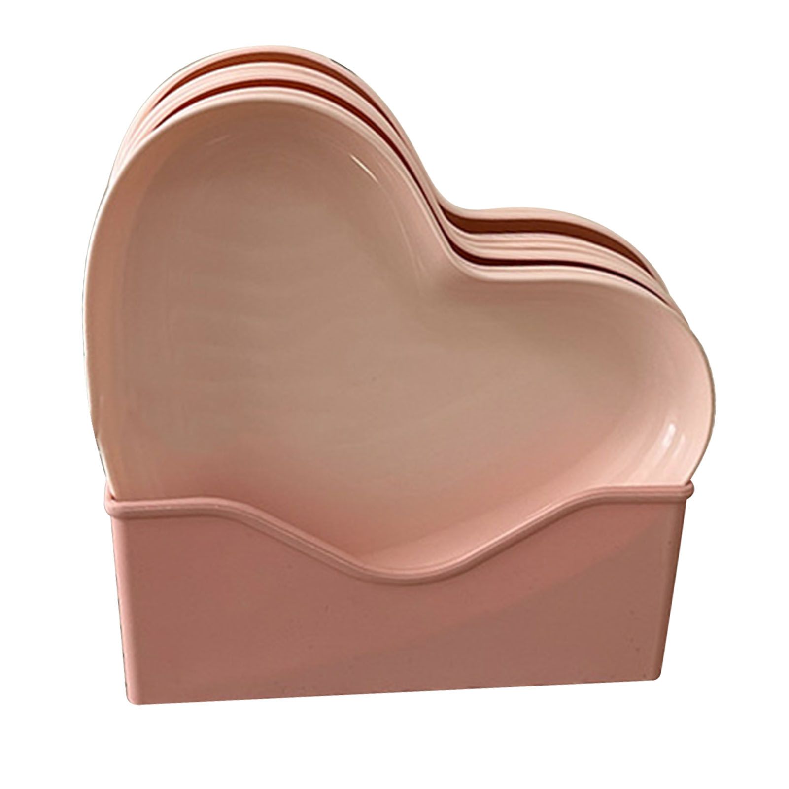 Serving Platter Heart Shape Dinner Plate Plastic Easy to Clean Versatile view 4