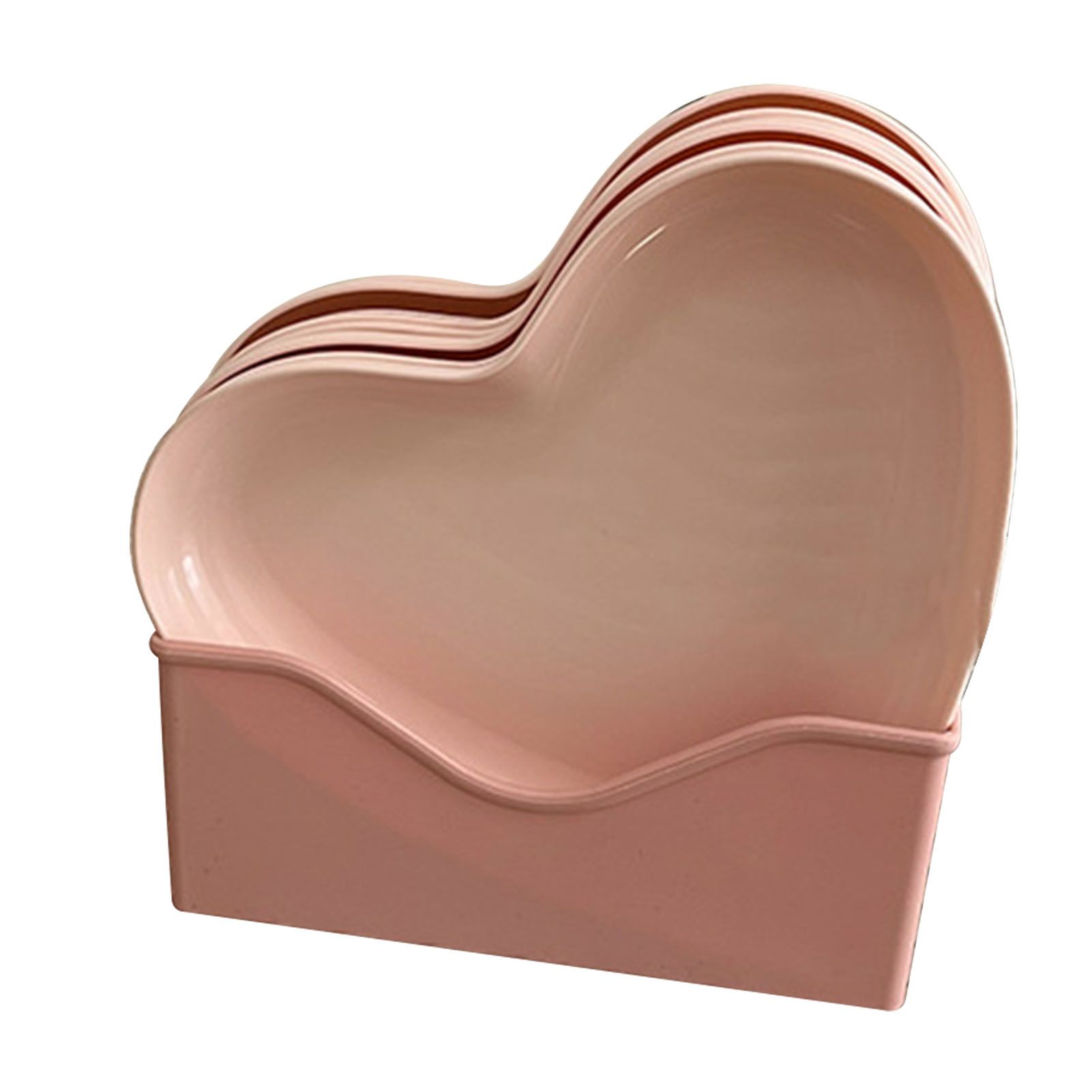 Serving Platter Heart Shape Dinner Plate Plastic Easy to Clean Versatile view 5