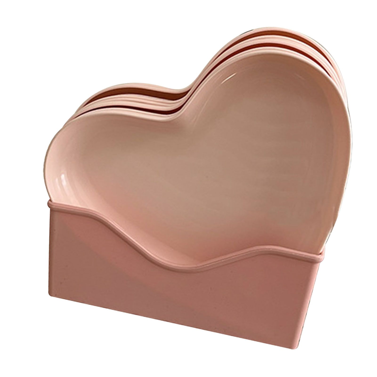 Serving Platter Heart Shape Dinner Plate Plastic Easy to Clean Versatile view 7