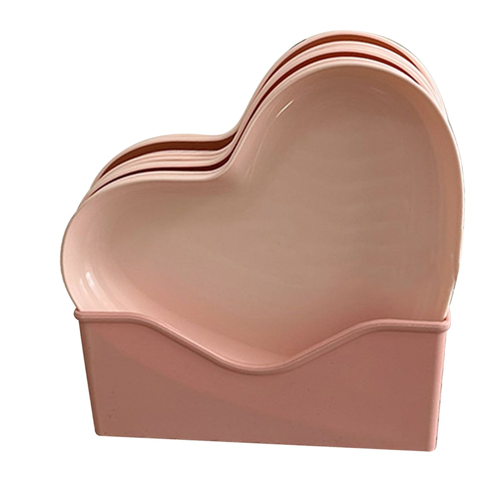 Serving Platter Heart Shape Dinner Plate Plastic Easy to Clean Versatile view 8