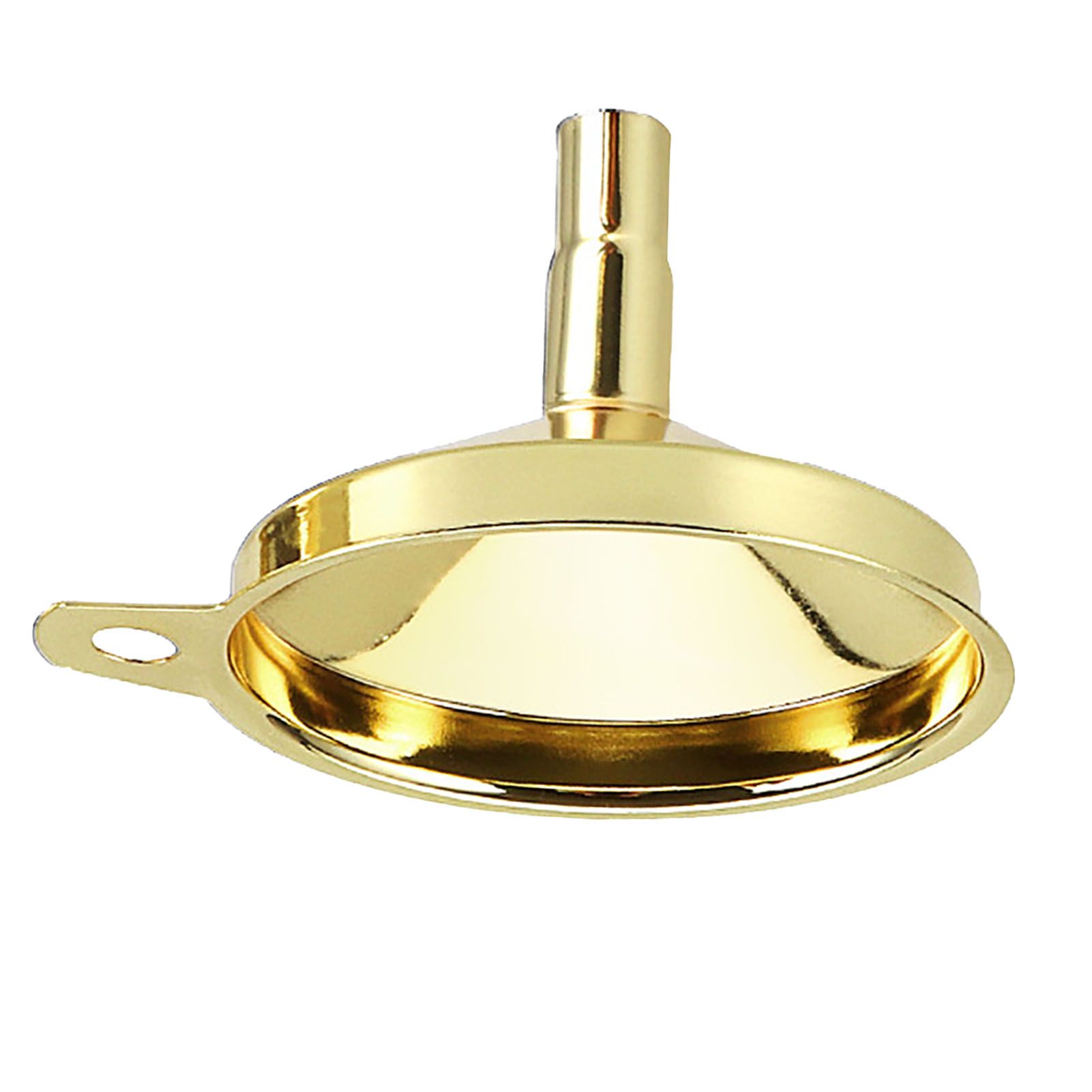 Kitchen Funnel 304 Stainless Steel Gold Plated Taper Mirror Polishing Oil Wine view 4