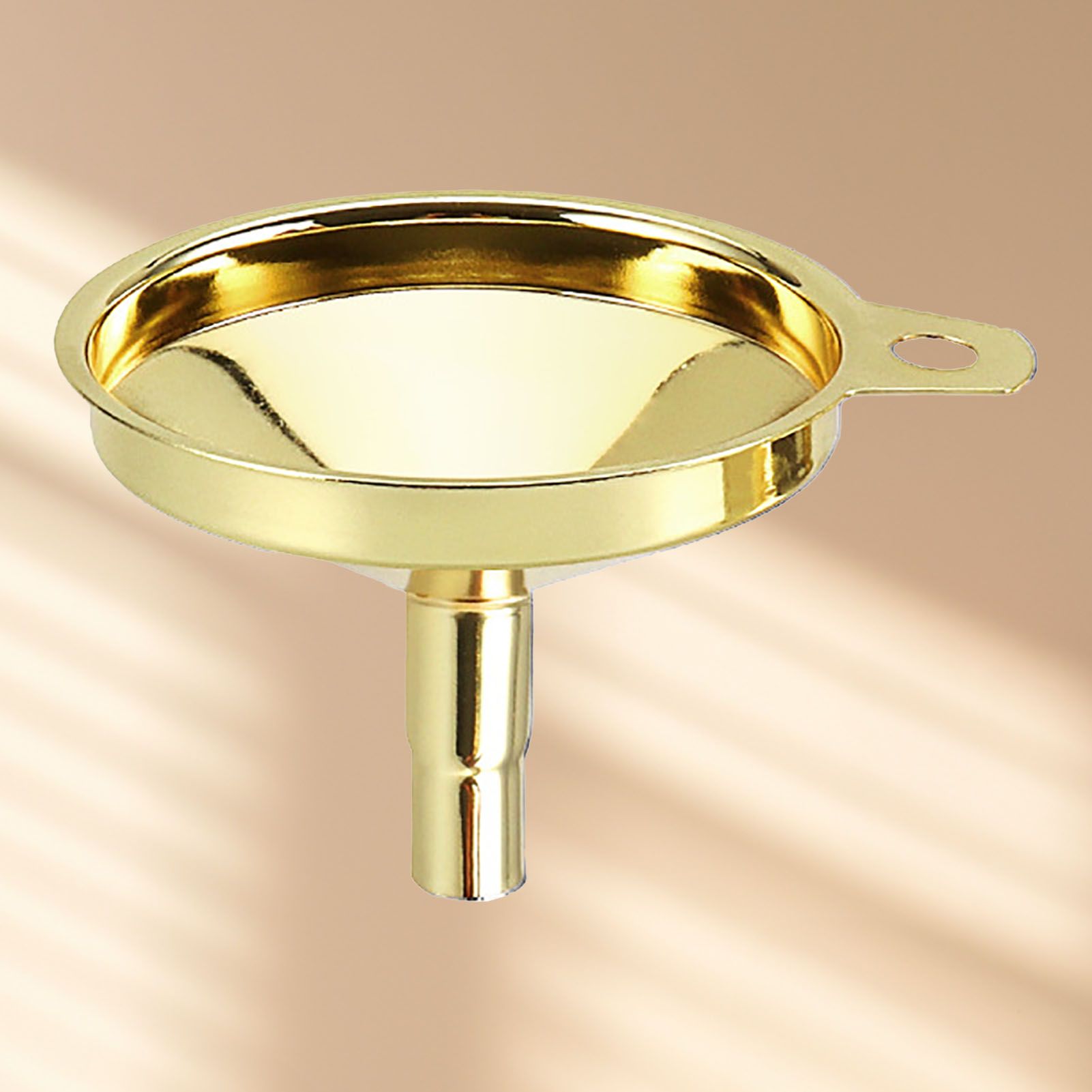 Kitchen Funnel 304 Stainless Steel Gold Plated Taper Mirror Polishing Oil Wine view 6