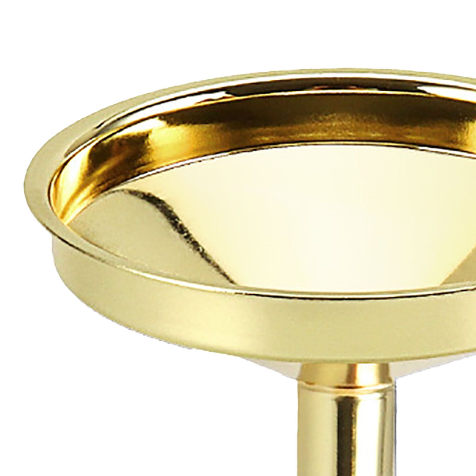 Kitchen Funnel 304 Stainless Steel Gold Plated Taper Mirror Polishing Oil Wine view 8